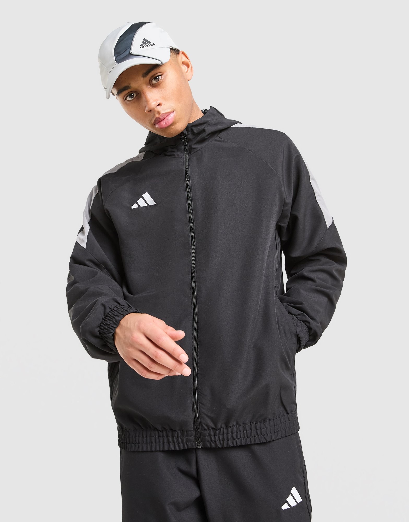 adidas Tiro Woven Full Zip Hooded Jacket