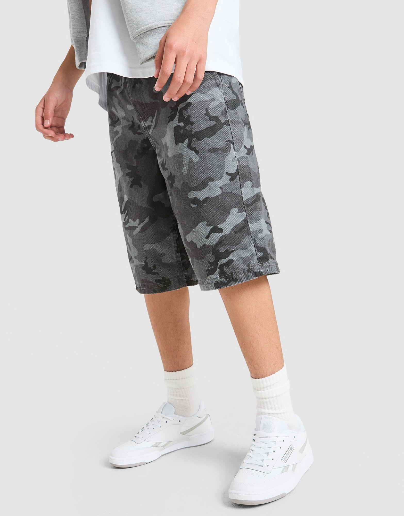 Hoodrich Pace Denim Camo Jorts Kinder