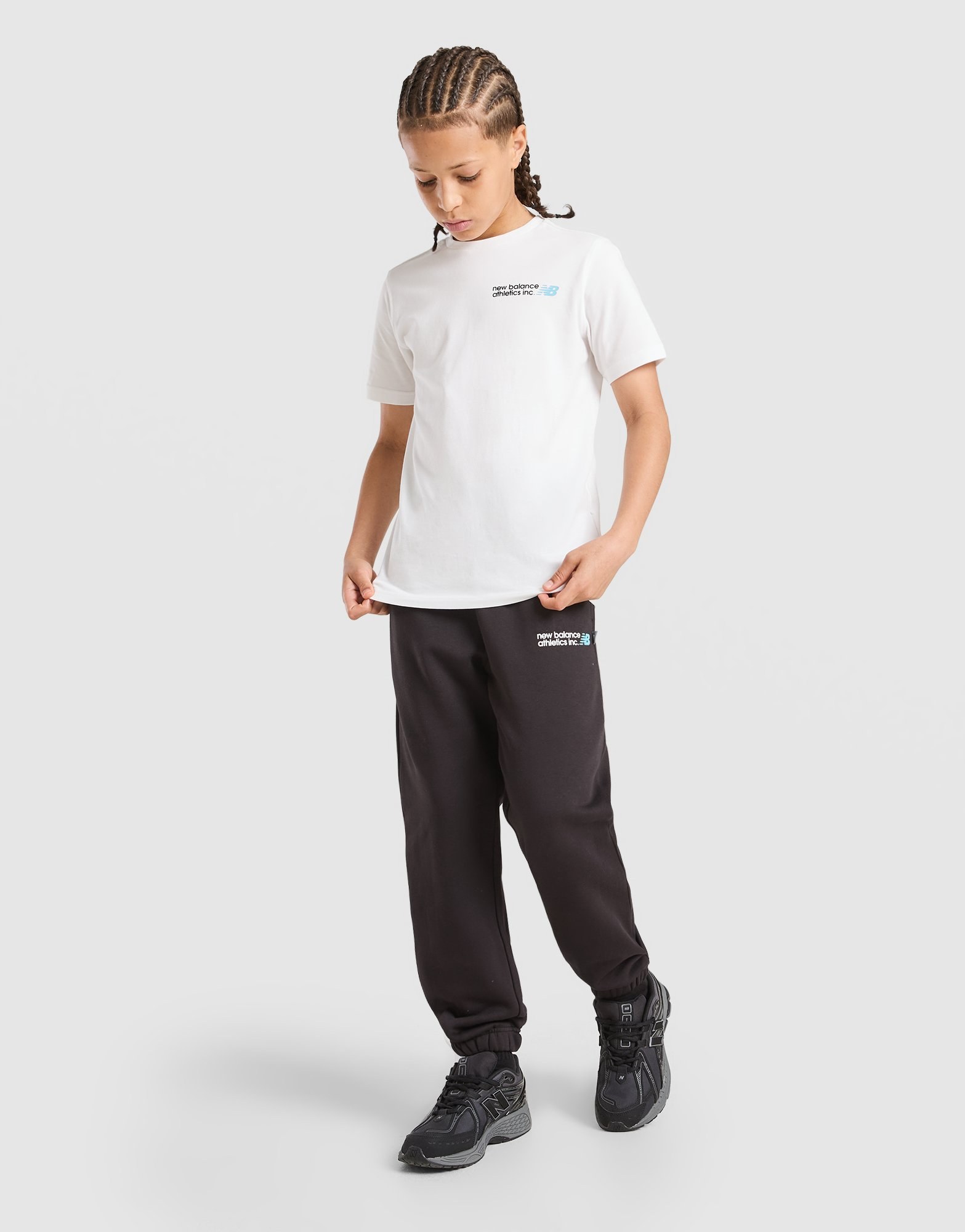 New Balance Linear Back Hit T-Shirt Junior