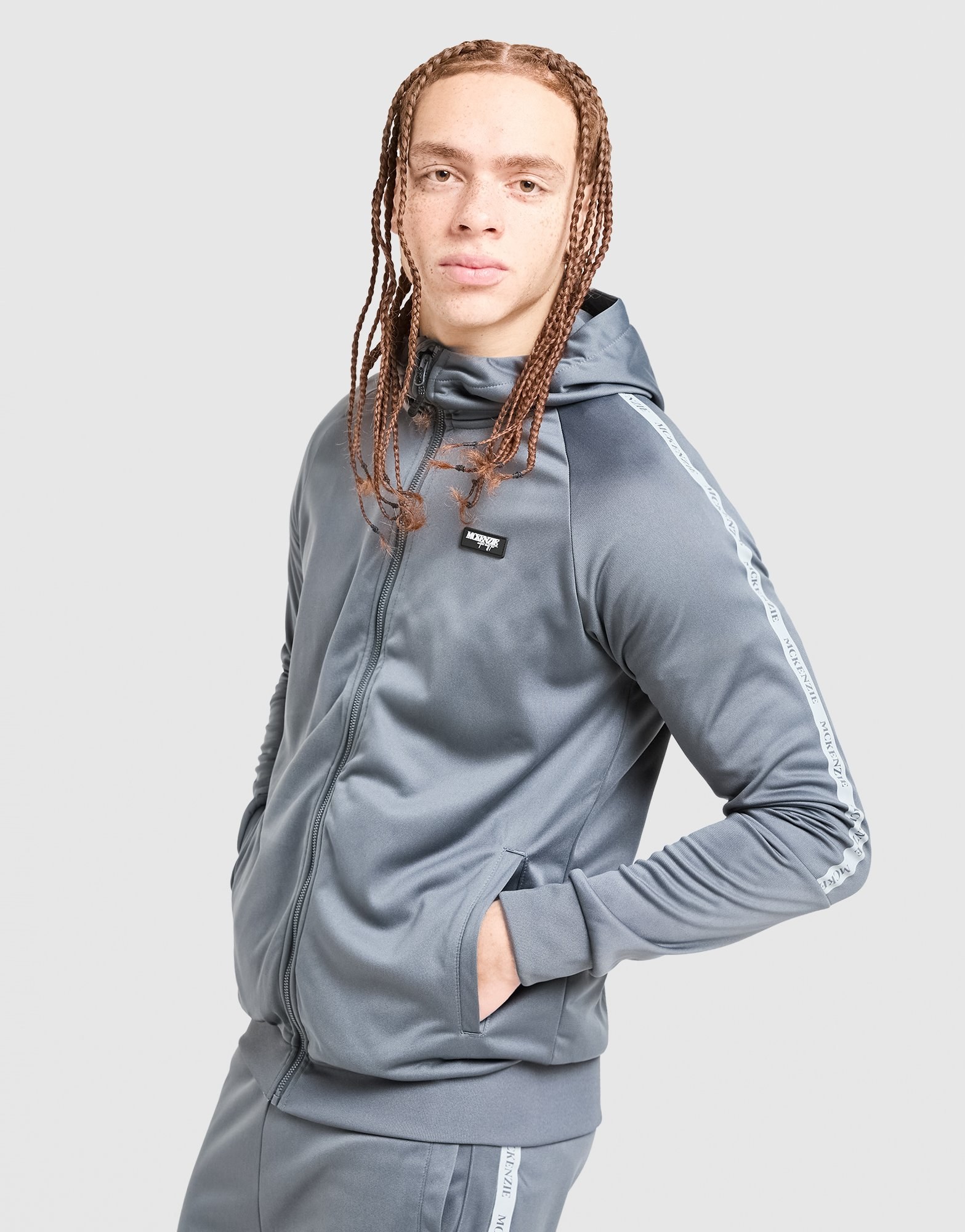 McKenzie Fade Poly Full Zip Hoodie