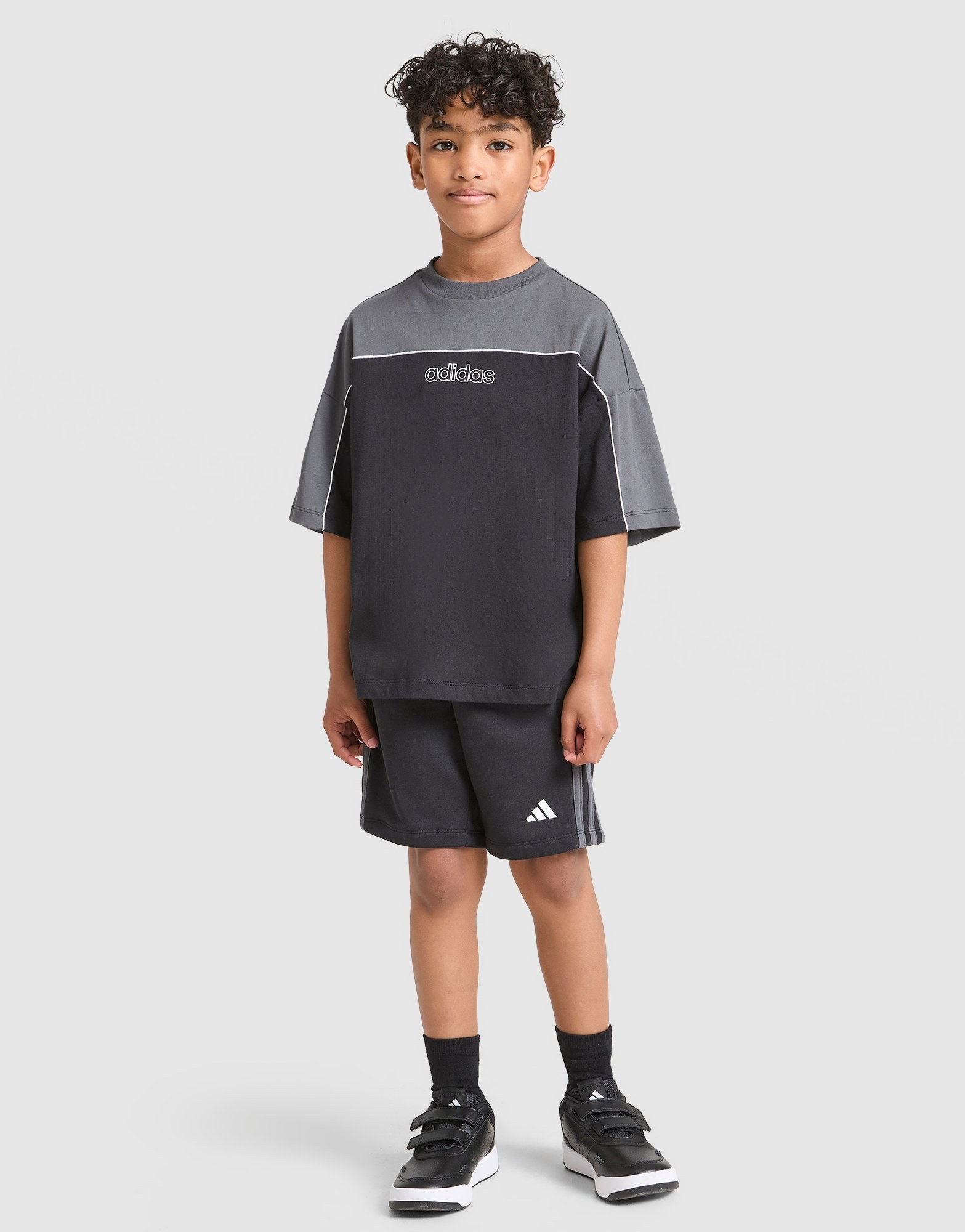 adidas Originals Linear T-Shirt/Shorts Set Children