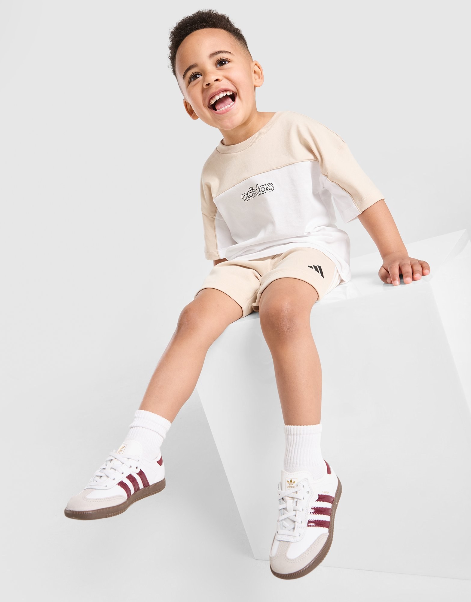 adidas Originals Linear T-Shirt/Shorts Set Infant