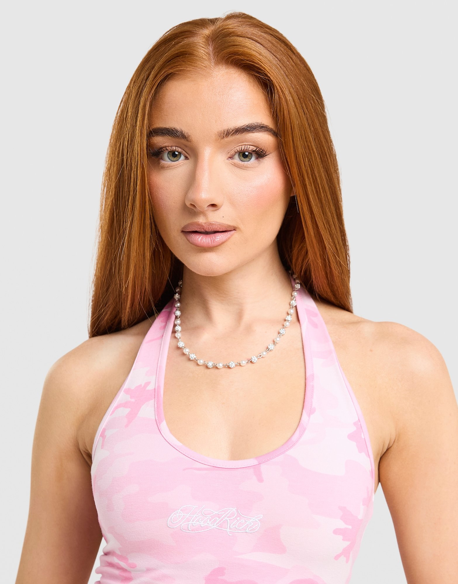 Hoodrich Field Camo Halterneck Oberteil
