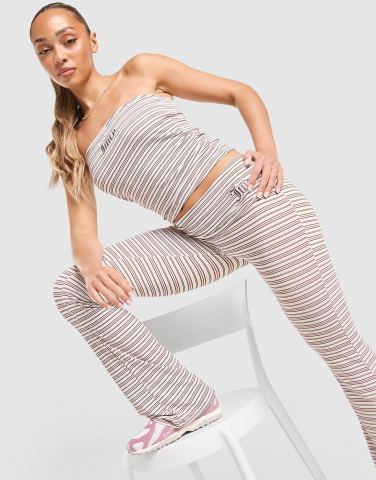JUICY COUTURE Stripe Logo Bandeau Top