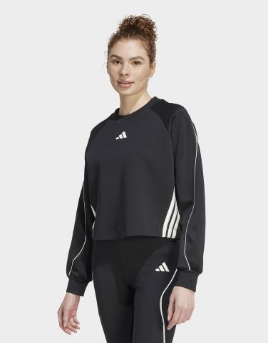 adidas Stadium 3-streifen Sweatshirt Mit Rundhalsausschnitt