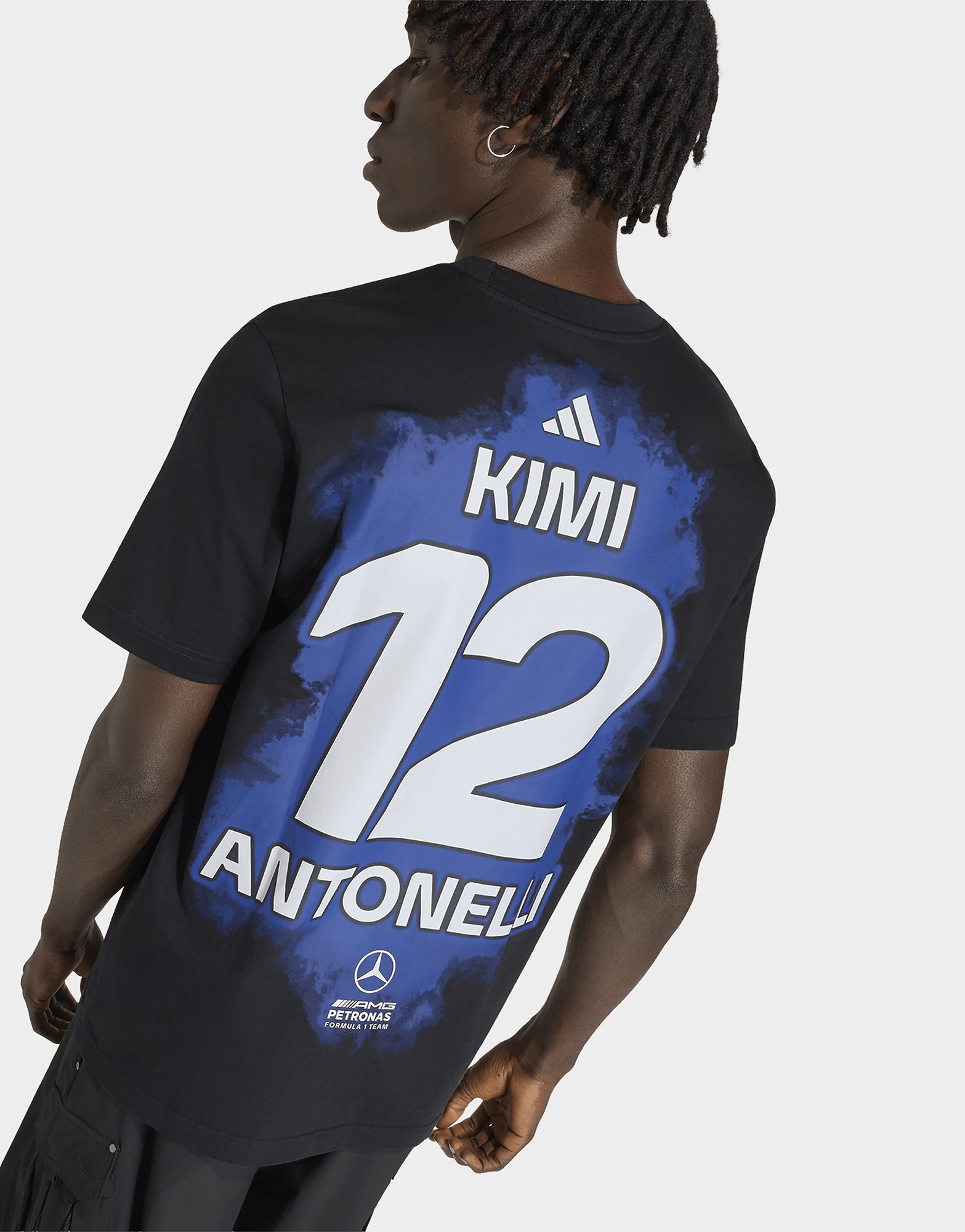 adidas Mercedes Amg Petronas Formula 1 Team Kimi Antonelli Name & Number T-shirt