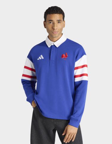adidas Ffr Heritage Rugby-poloshirt, Langärmlig