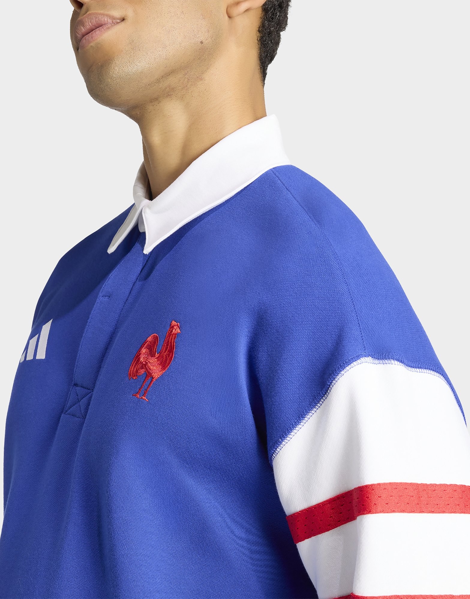 adidas Ffr Heritage Rugby-poloshirt, Langärmlig