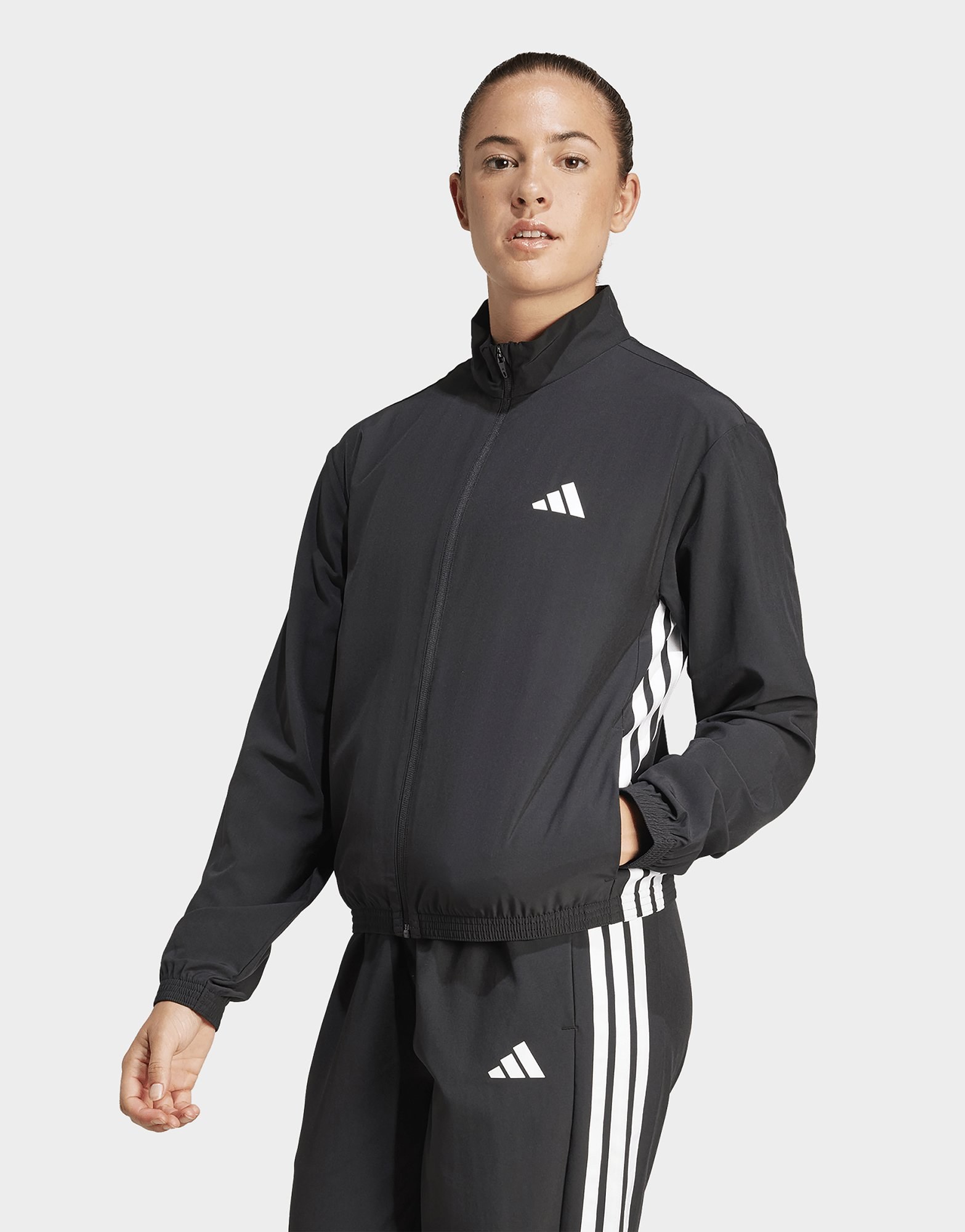 adidas Train Essentials 3-streifen Woven Warm-up Jacke