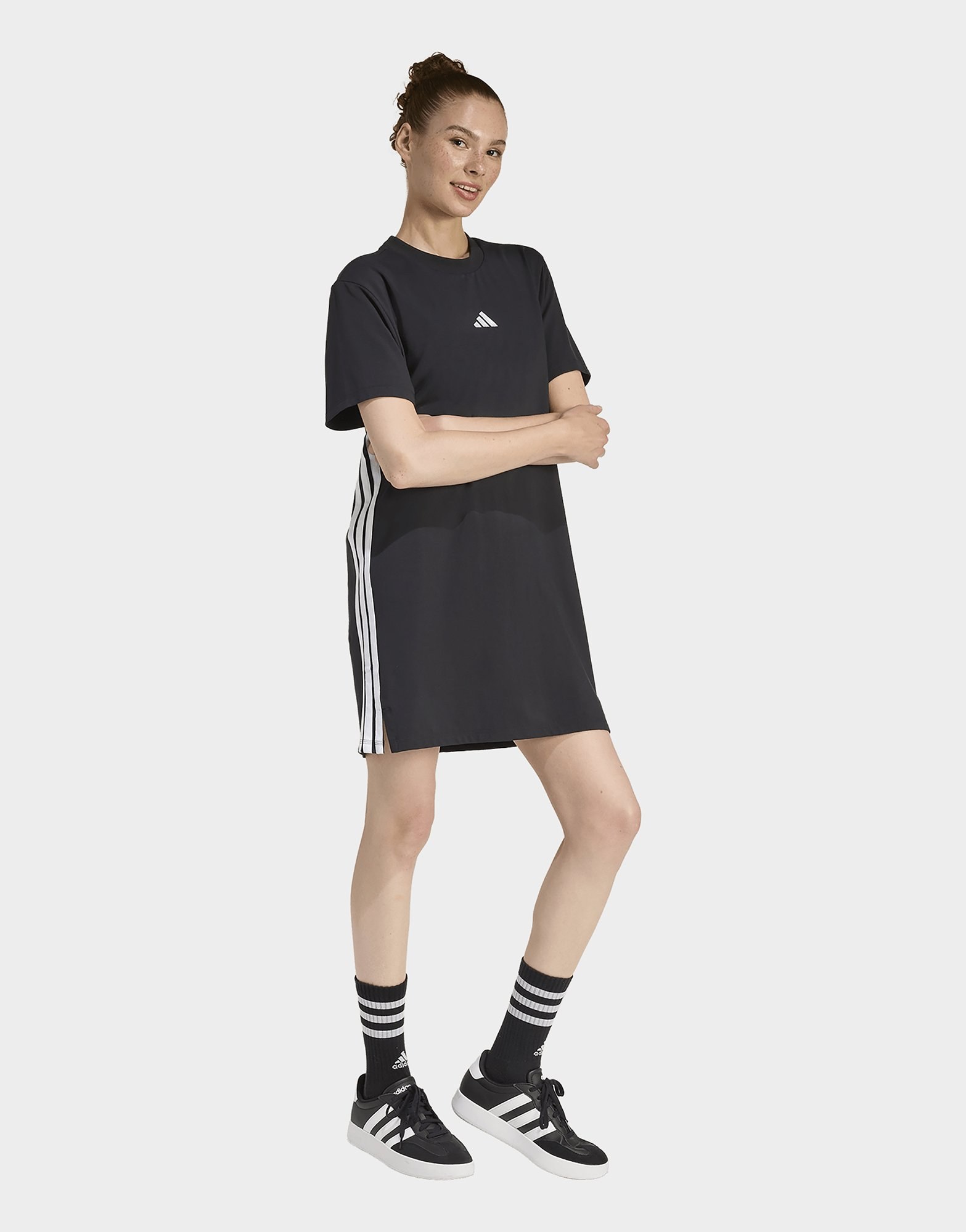 adidas Essentials 3-streifen T-shirt-kleid