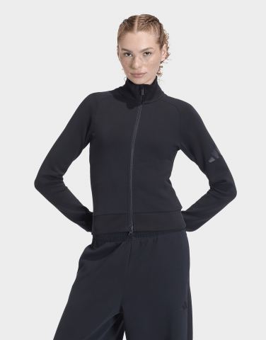 adidas Soft Lux Trainingsjacke, Schmal Geschnitten