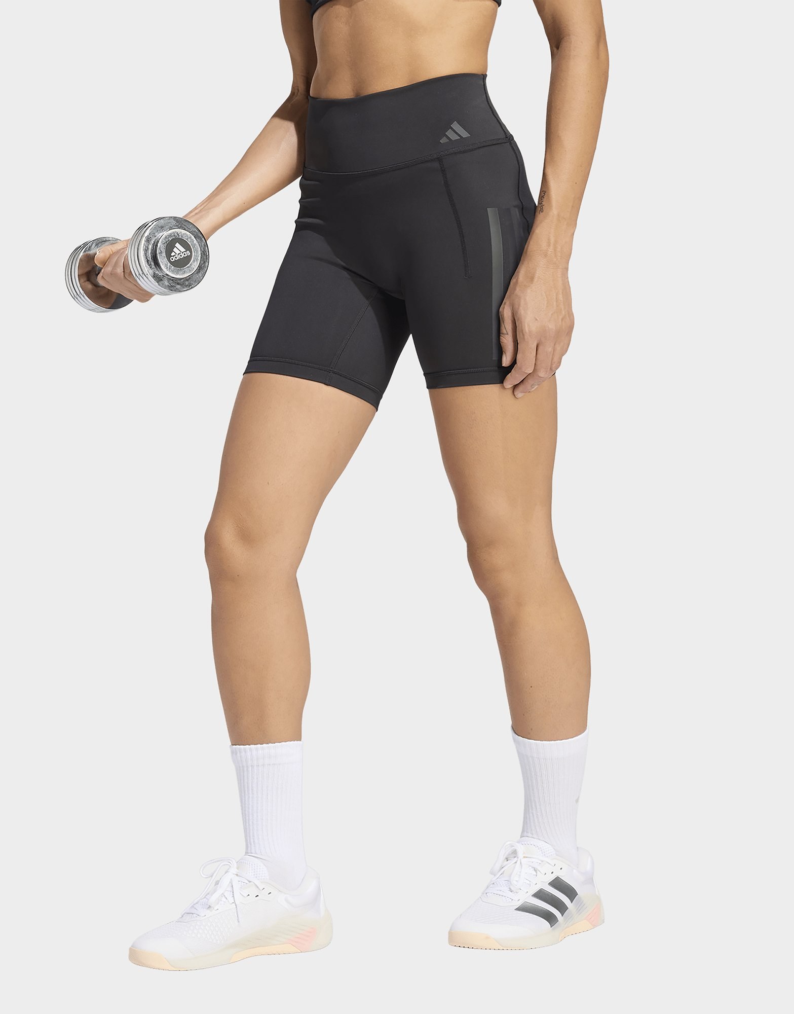 adidas Optime Workout 3-streifen Kurze Leggings