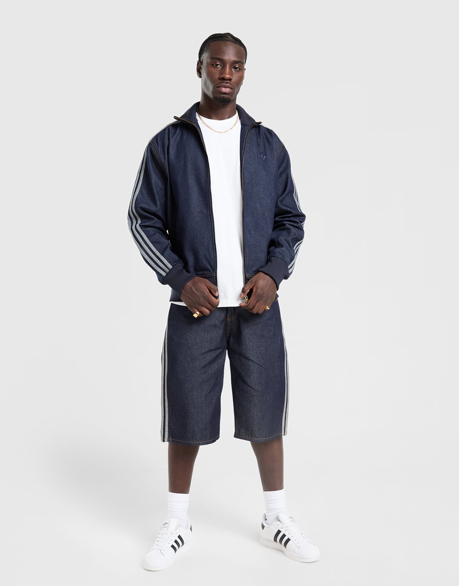 adidas Originals Firebird Denim Track Top