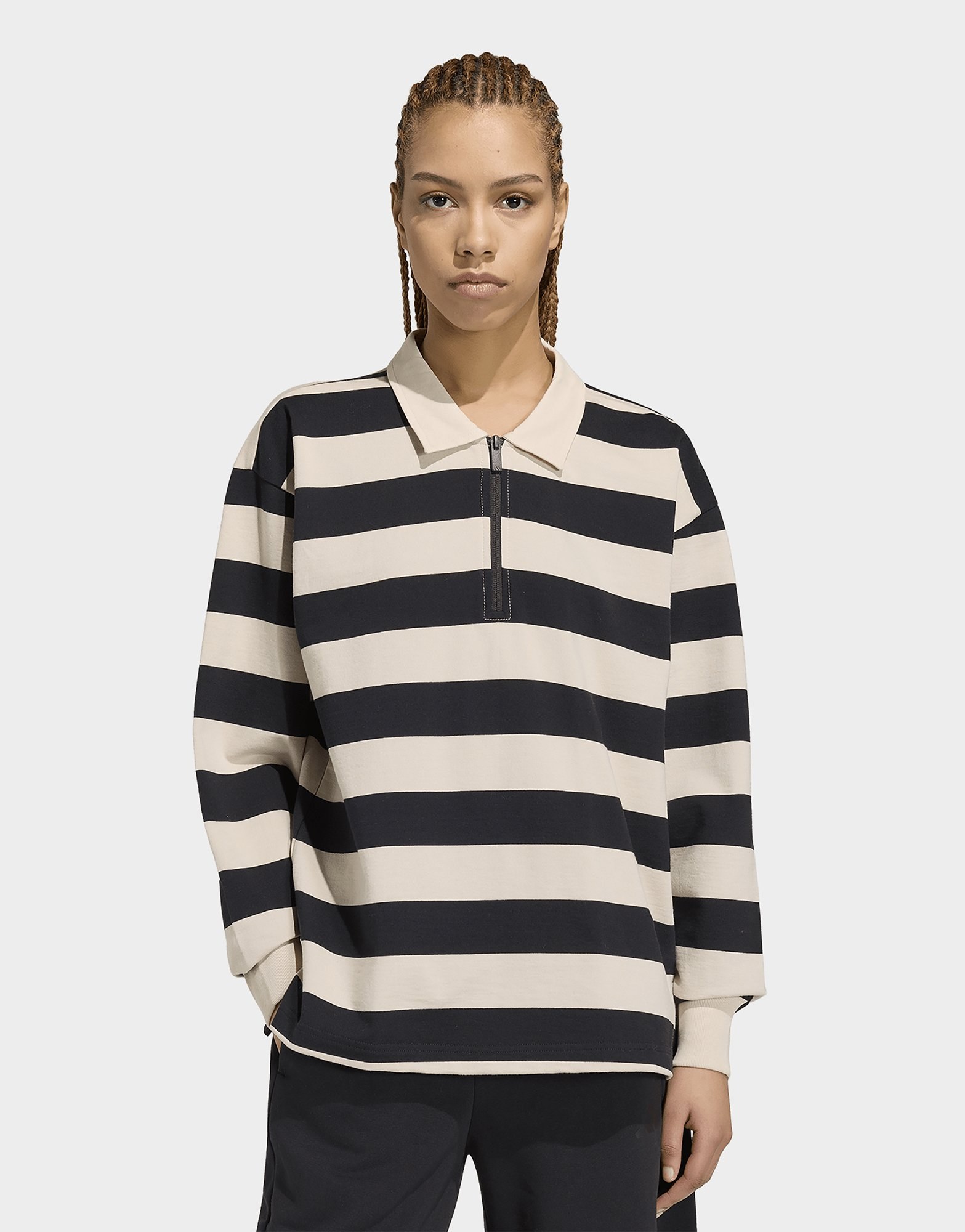 adidas Essentials Contemporary French Terry Langarm-poloshirt