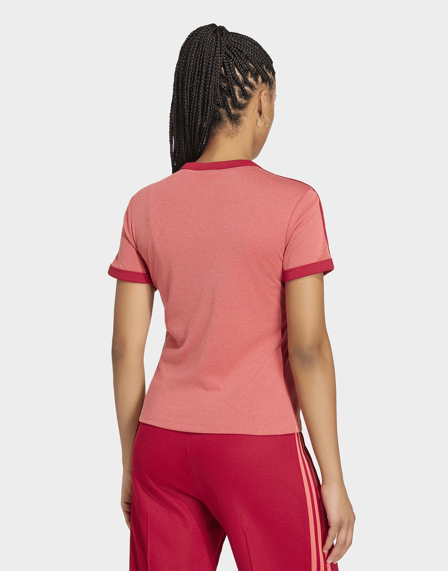 adidas Heather 3-streifen Cali T-shirt