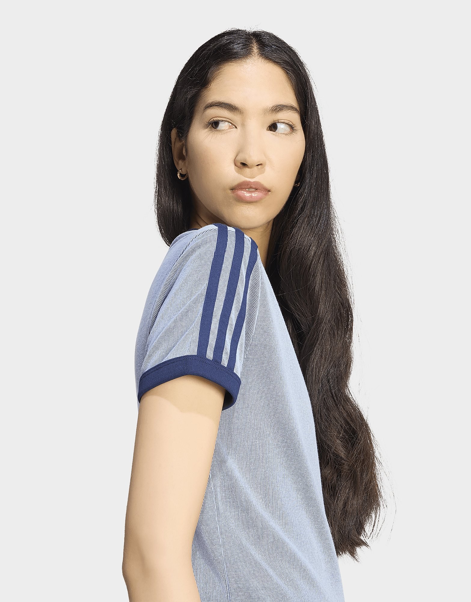 adidas Heather 3-streifen Cali T-shirt