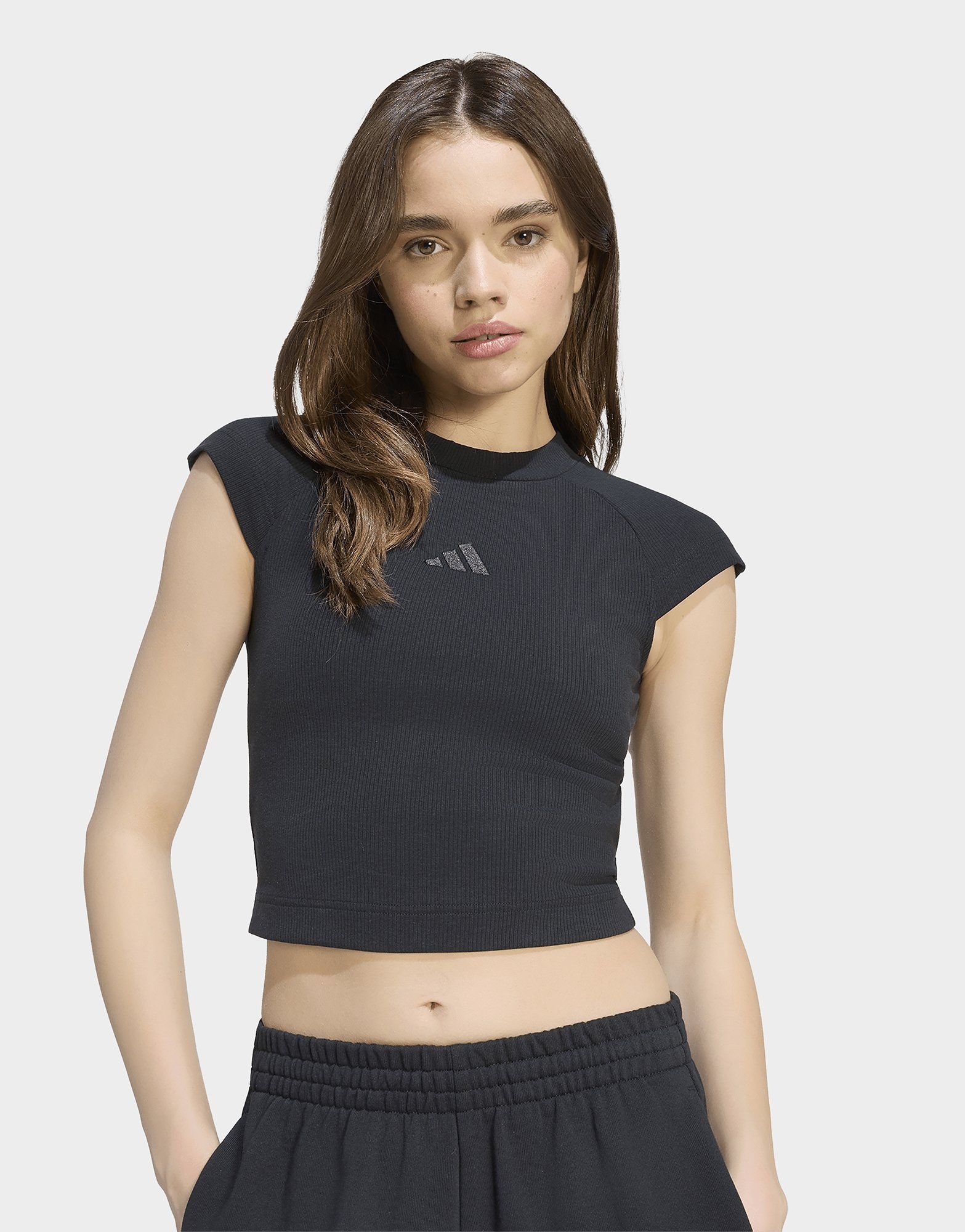 adidas Kit T-shirt, Gerippt, Kleines Logo