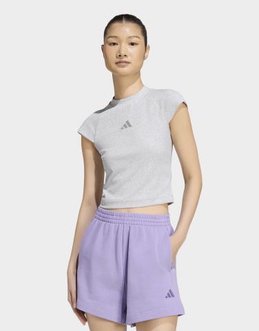 adidas Kit T-shirt, Gerippt, Kleines Logo