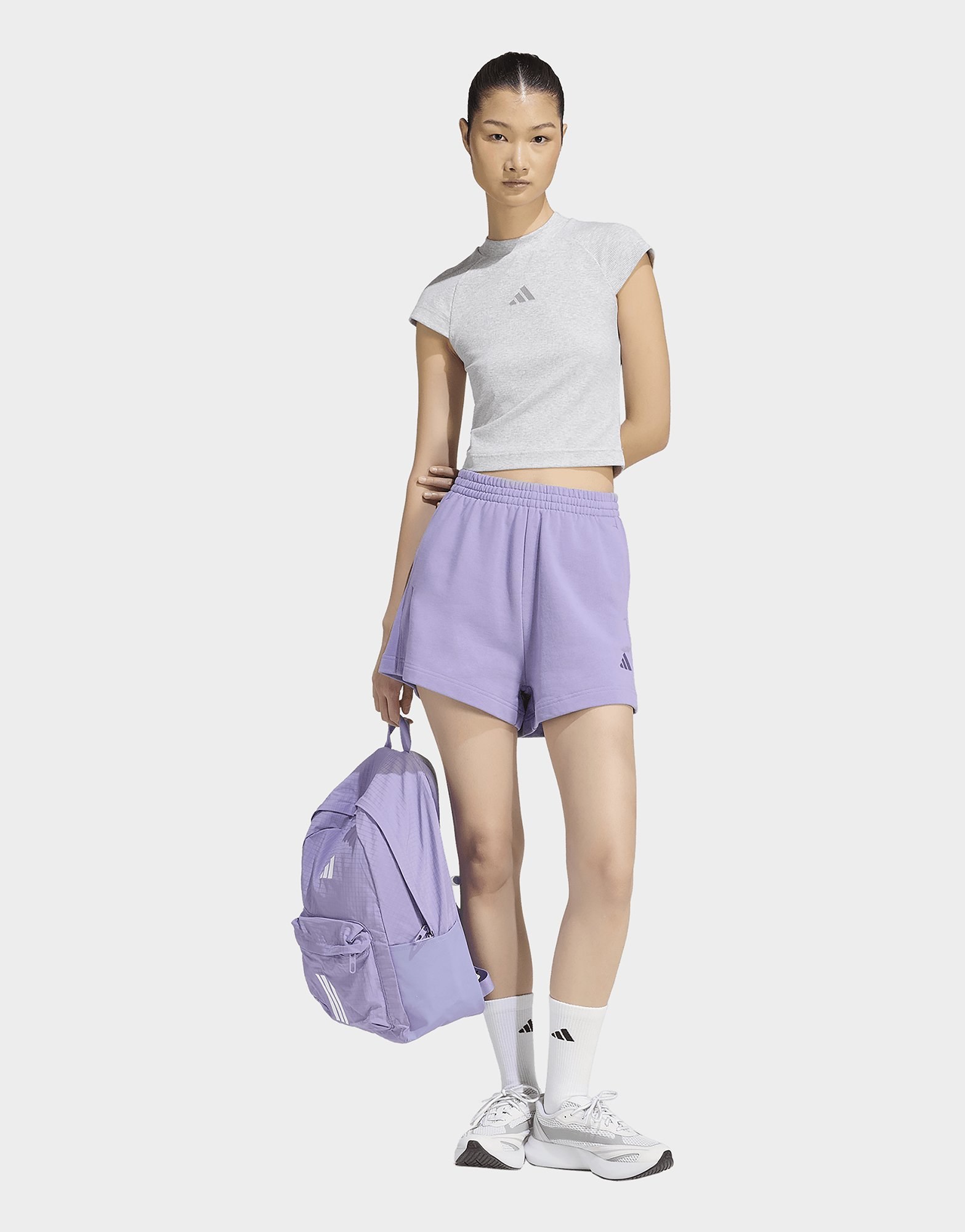 adidas Kit T-shirt, Gerippt, Kleines Logo