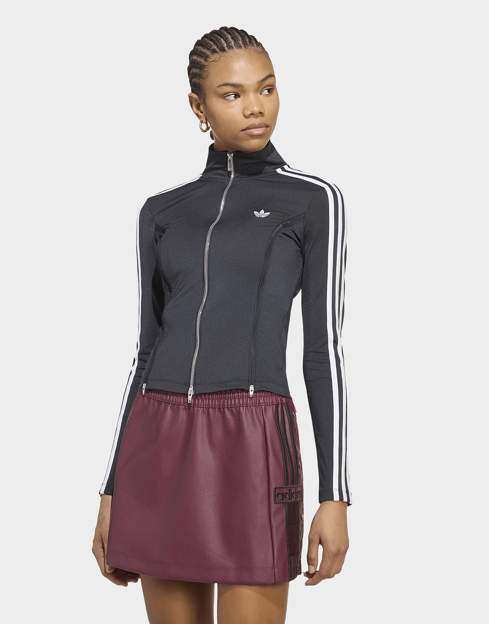 adidas X MIA MARQUEZ T-SHIRT, LANGÄRMELIG, REISSVERSCHLUSS