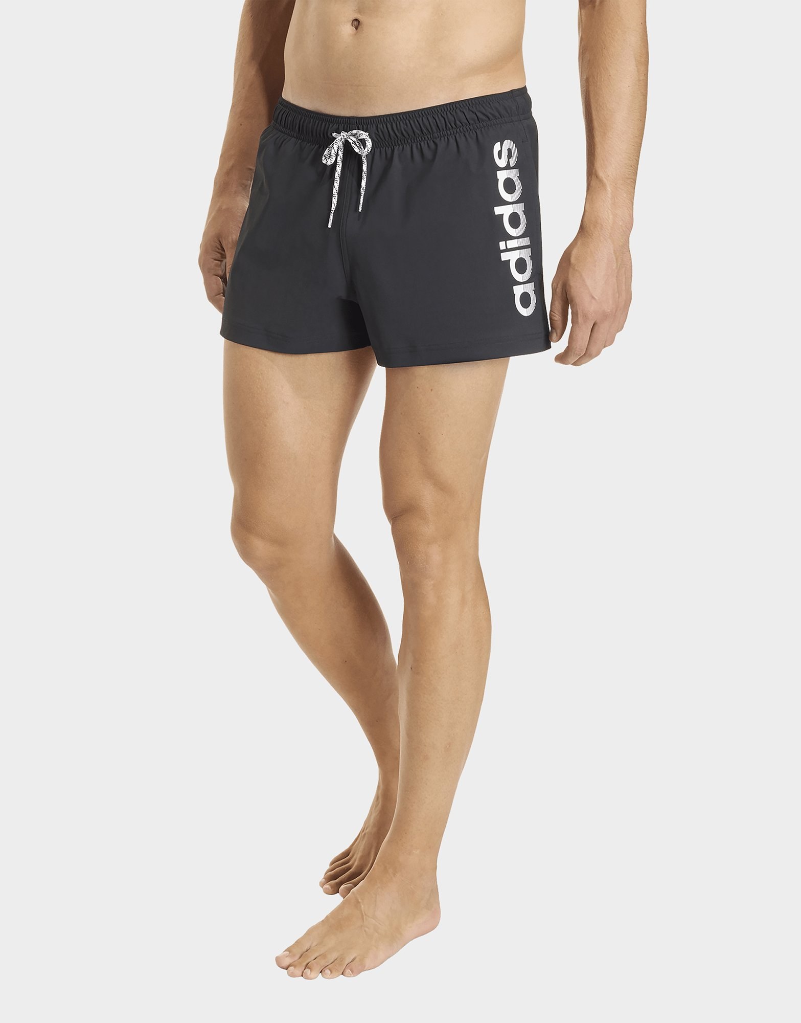 adidas Logo Elastische Strick-badehose 7,6 Cm