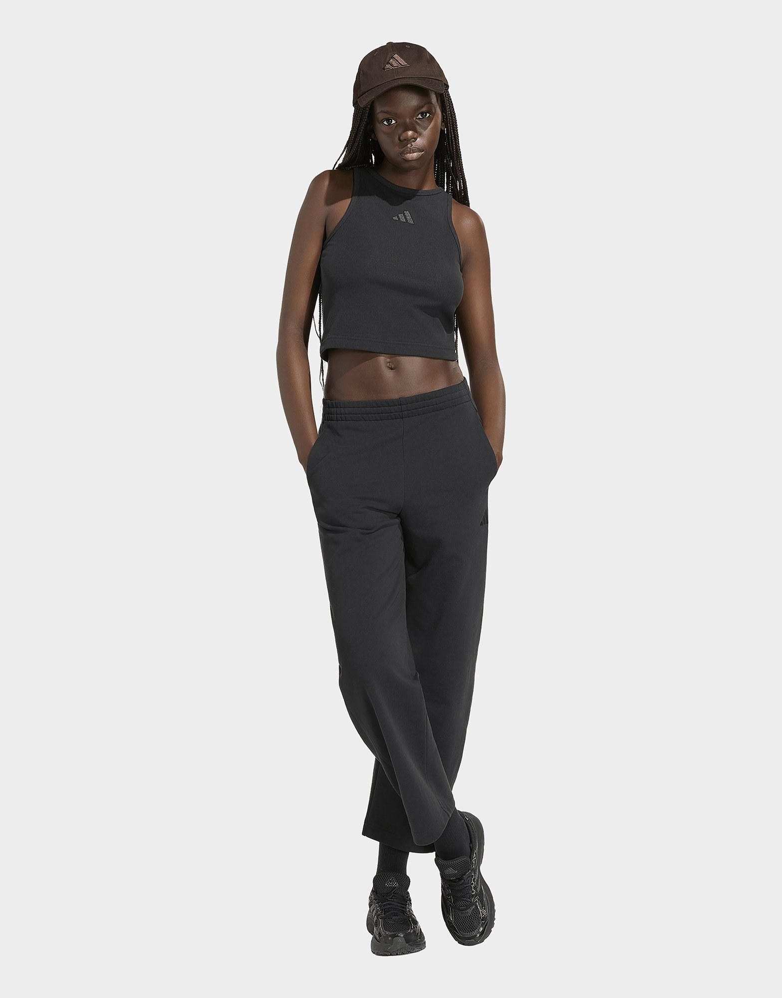 adidas Kit Tanktop, Gerippt, Kleines Logo