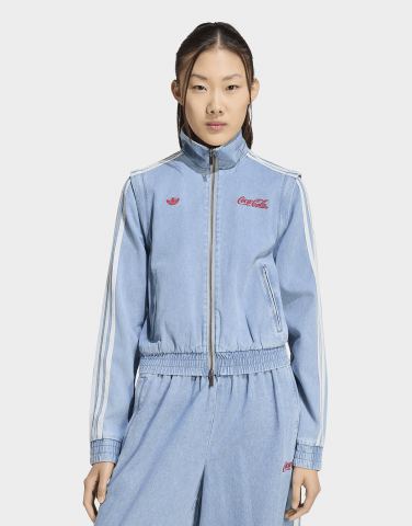 adidas X COCA-COLA FIREBIRD REG DENIM TRACK TOP