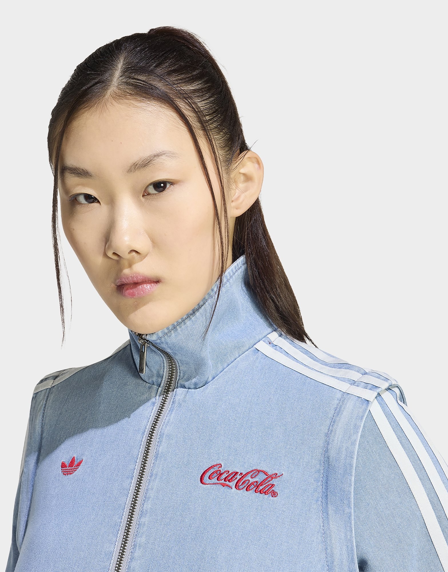 adidas X COCA-COLA FIREBIRD REG DENIM TRACK TOP