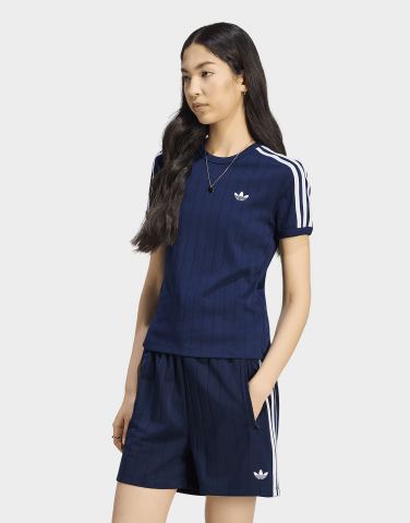 adidas T-shirt, Schmal Geschnitten, Nadelstreifen