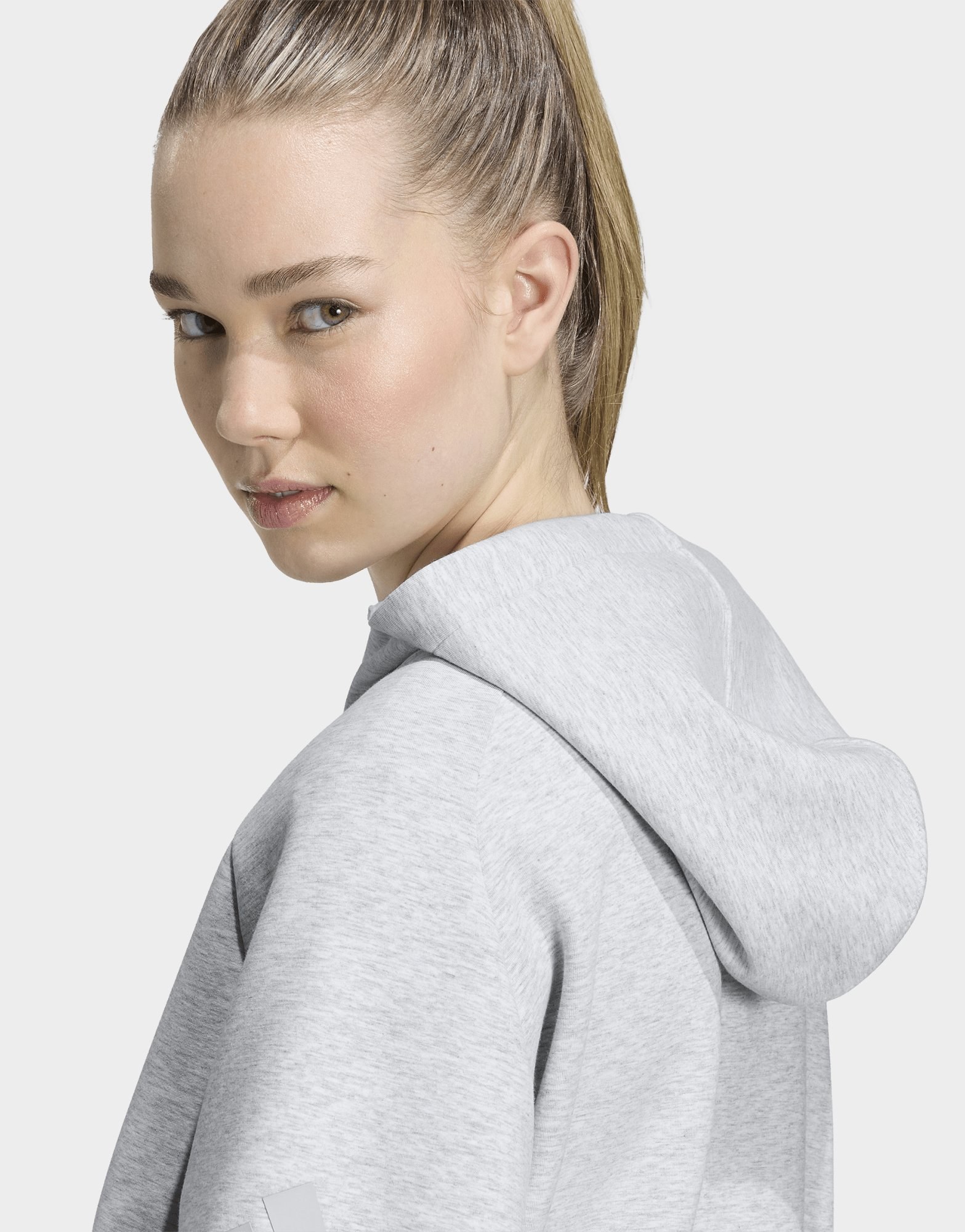 adidas Soft Lux Kapuzenjacke, Reissverschluss