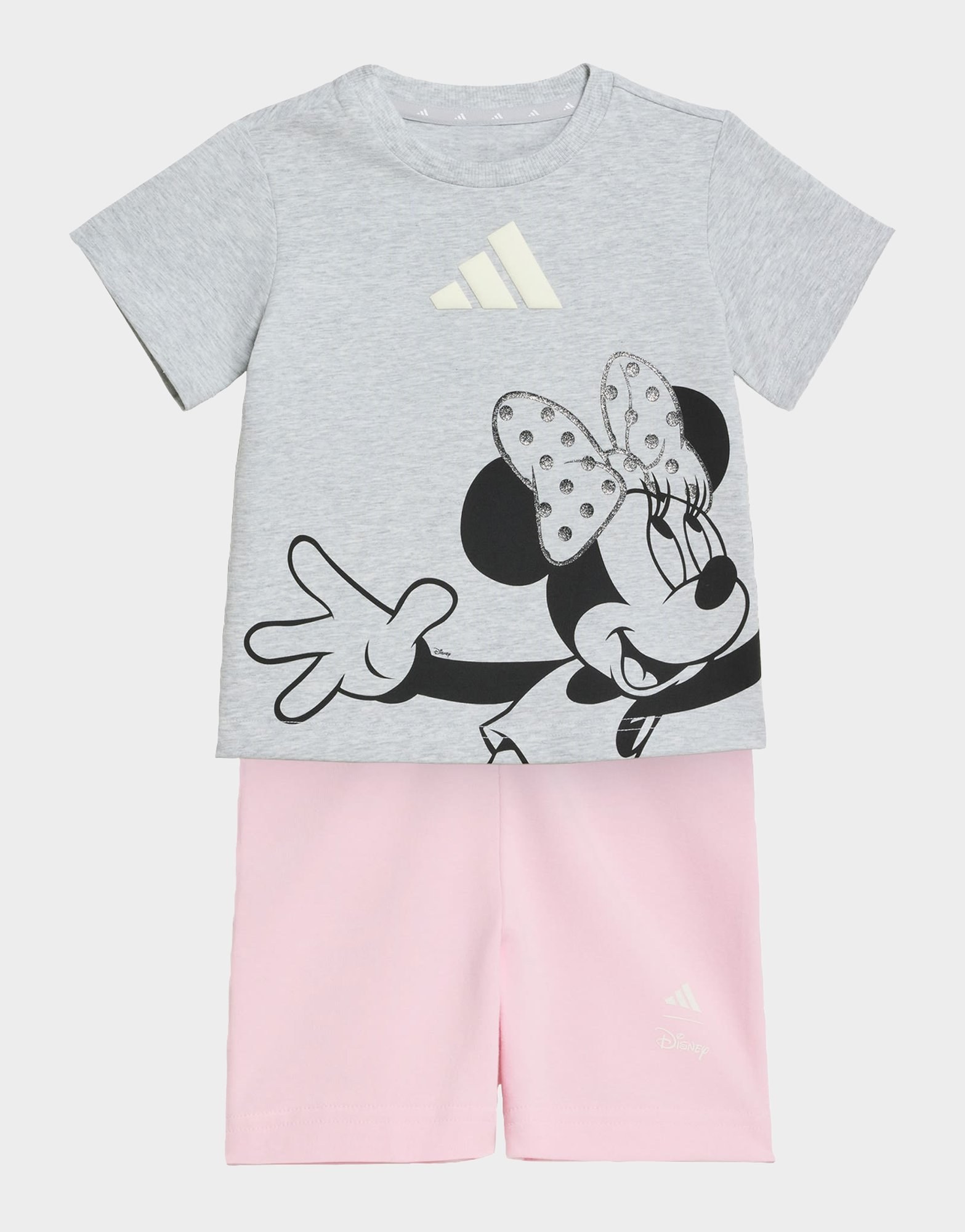 adidas Disney Minnie Maus Set, T-shirt Und Shorts