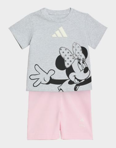 adidas Disney Minnie Maus Set, T-shirt Und Shorts