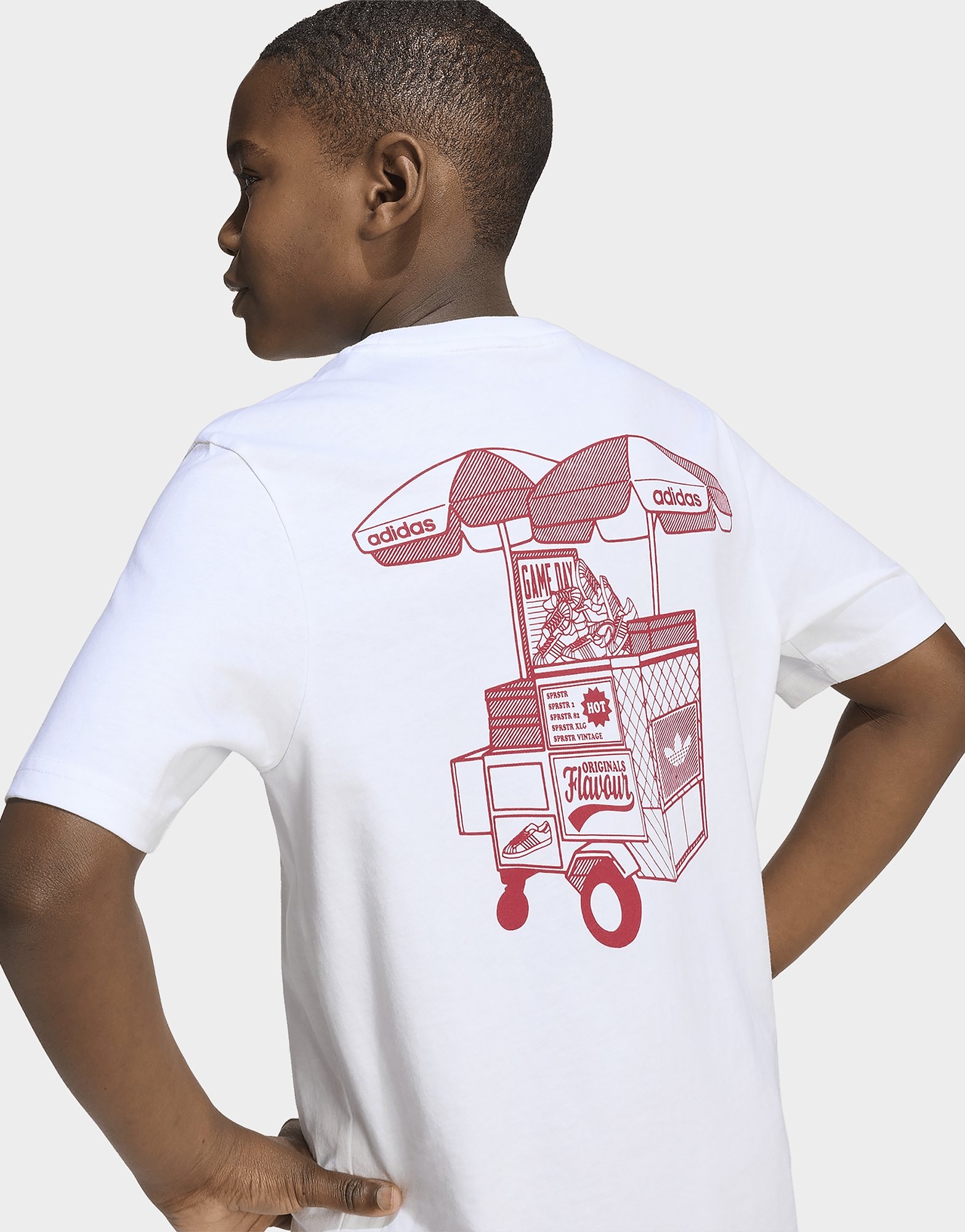 adidas Foodstand T-shirt, Locker Geschnitten