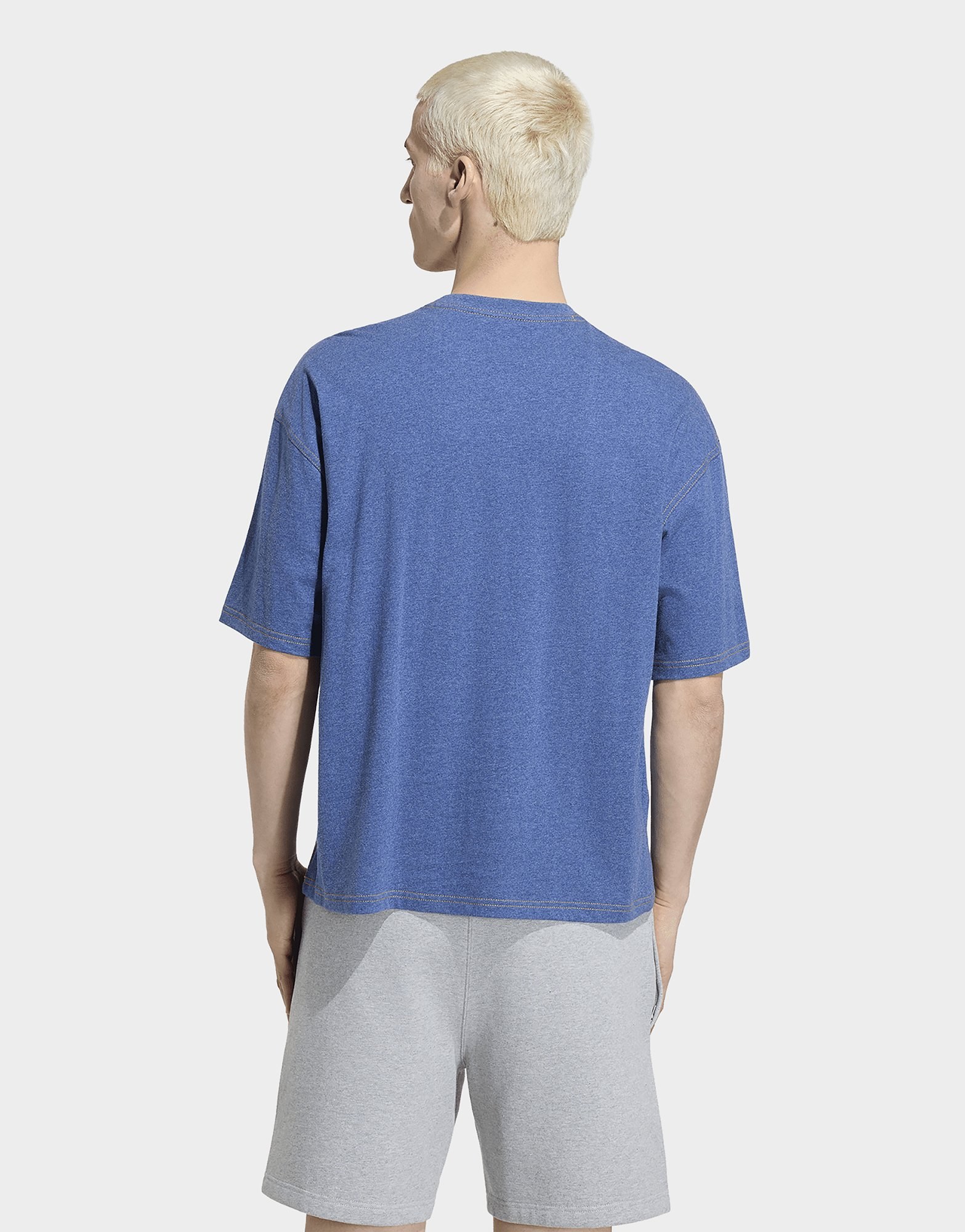 adidas Trefoil Essentials Meliertes Locker Geschnittenes Crop-shirt