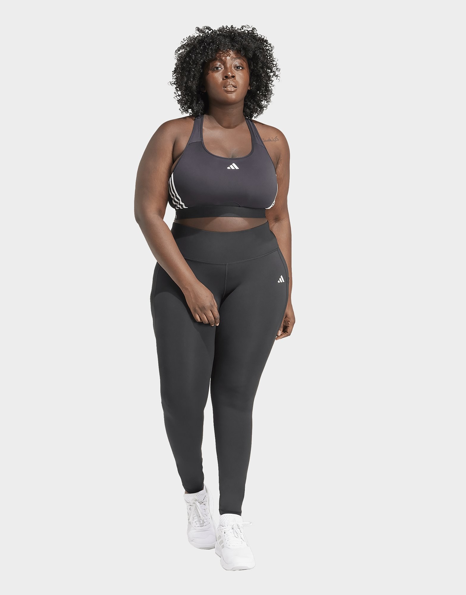 adidas Optime Essentials Leggings (große Größen), Volle Länge, Aufbewahrungstasche