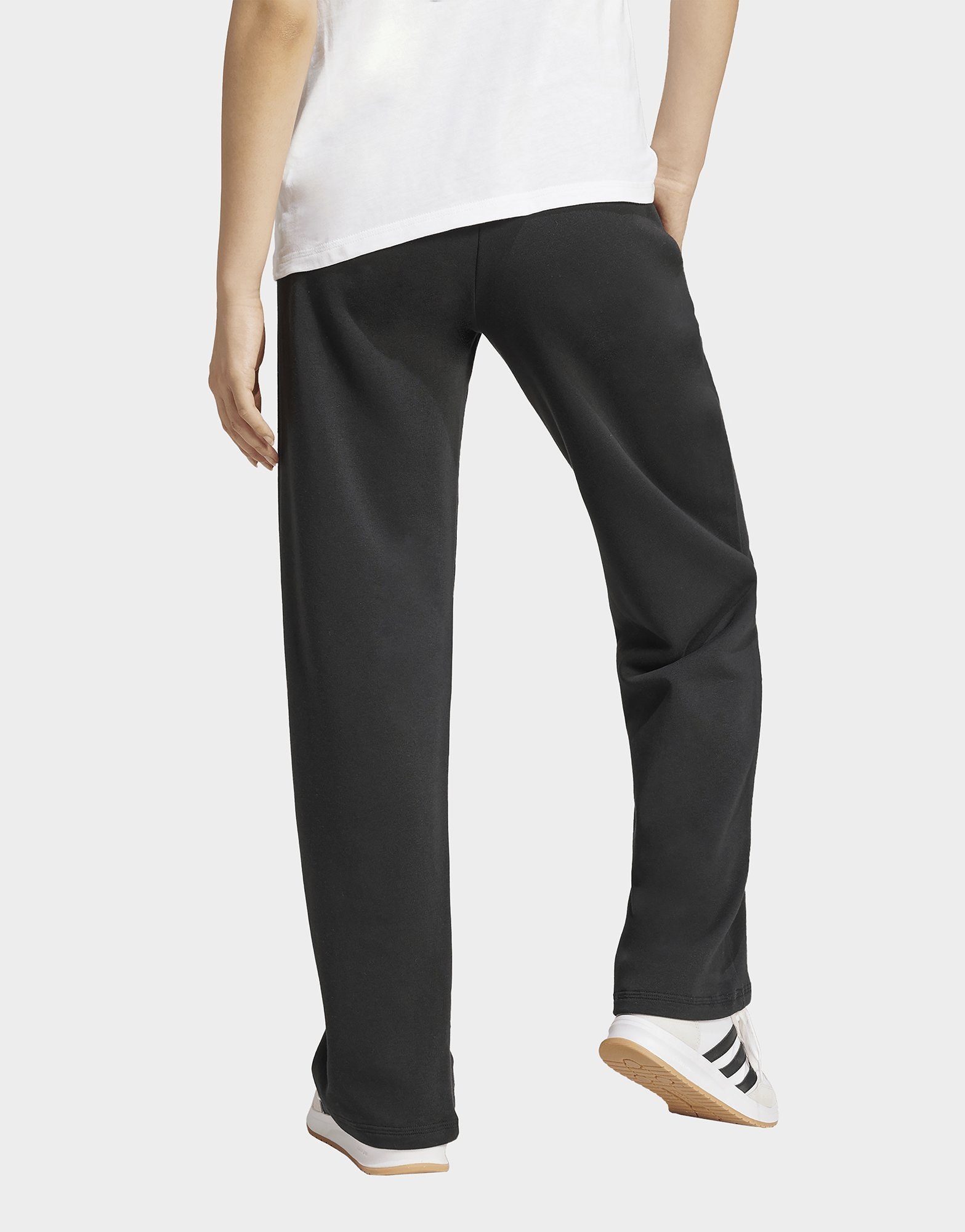 adidas Essentials Small Logo Feel Cozy Open-hem Hose