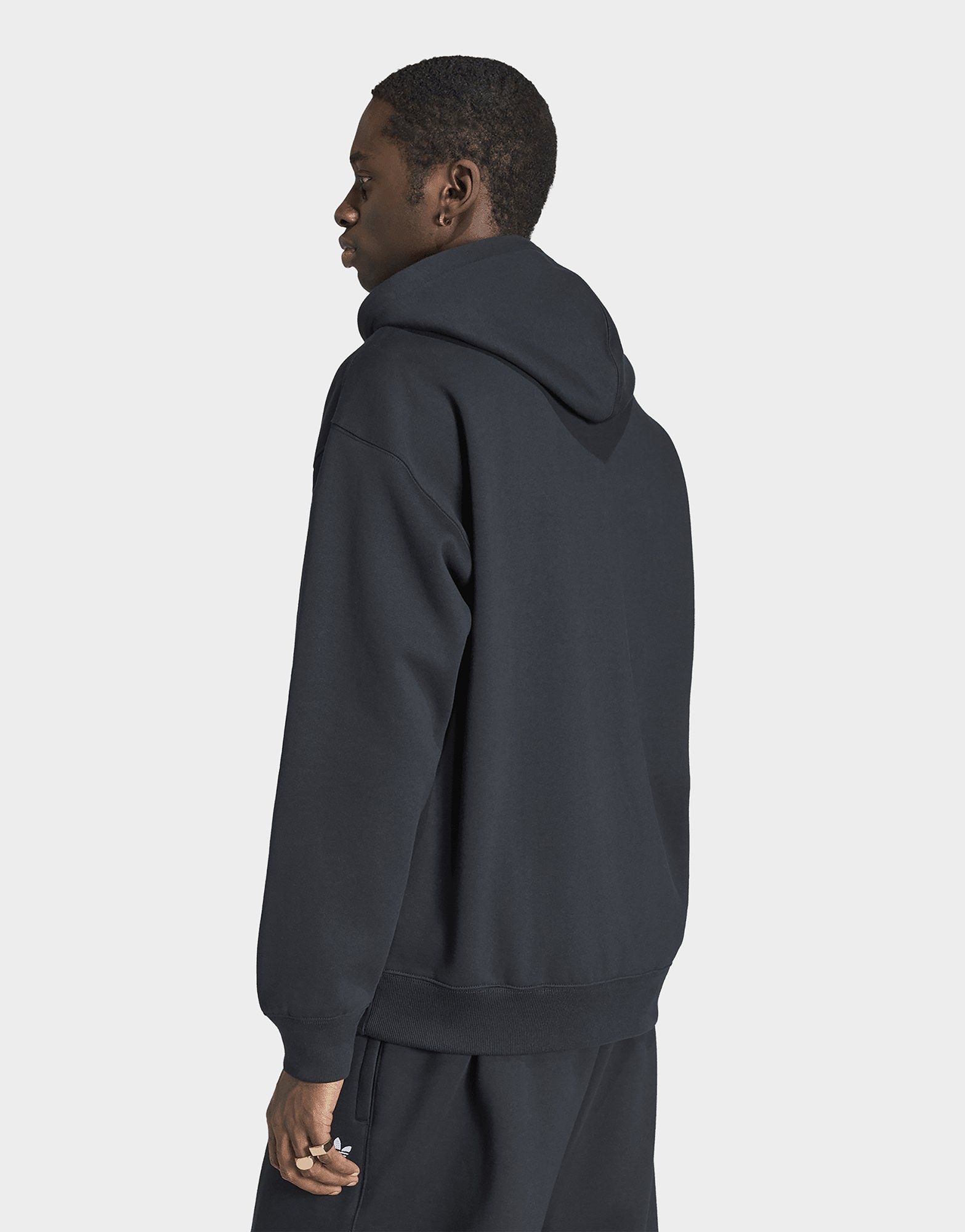 adidas TREFOIL ESSENTIALS HOODIE, LOCKER GESCHNITTEN, MIT DURCHGEHENDEM REISSVERSCHLUSS