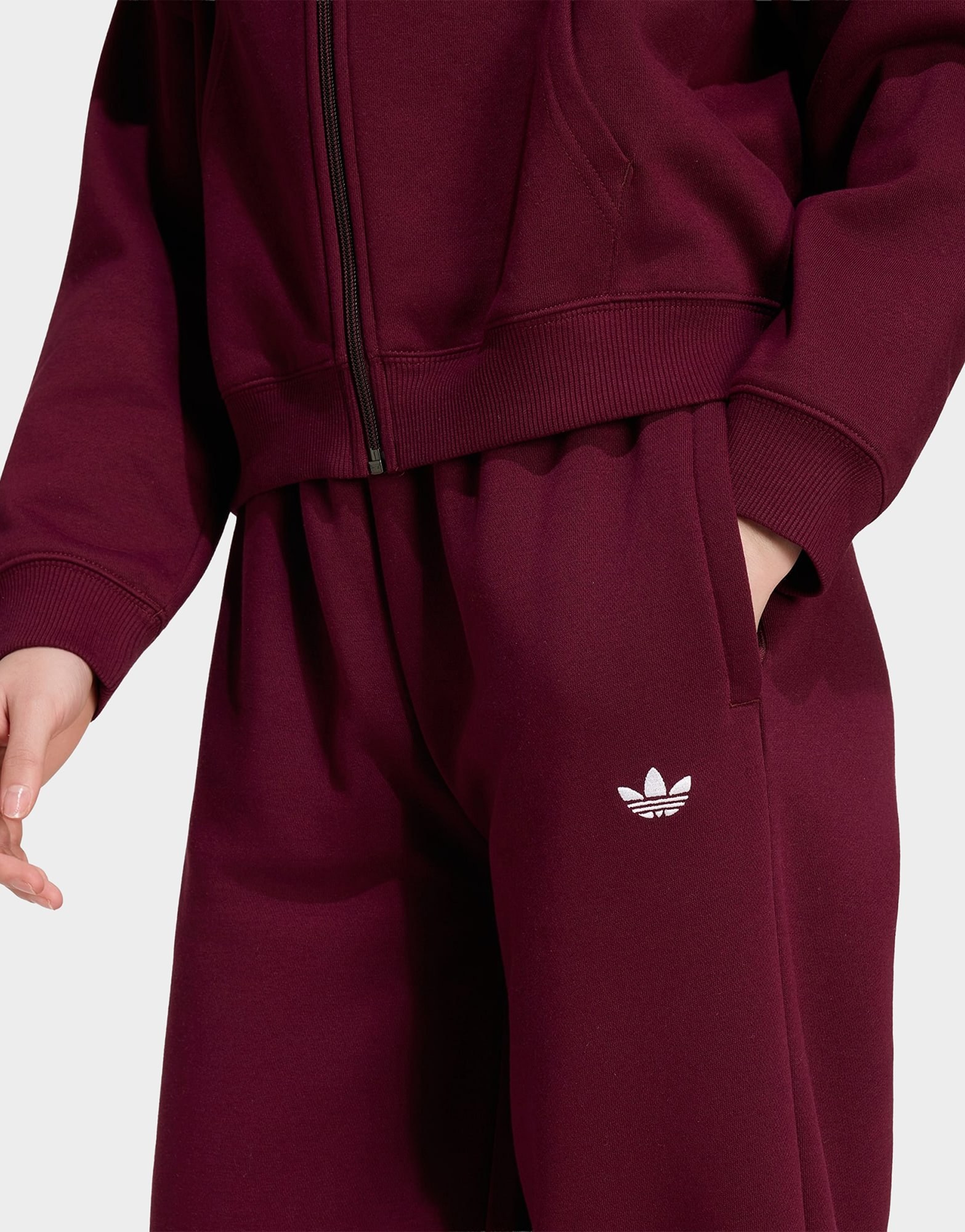 adidas Fleece Hose, Weites Bein