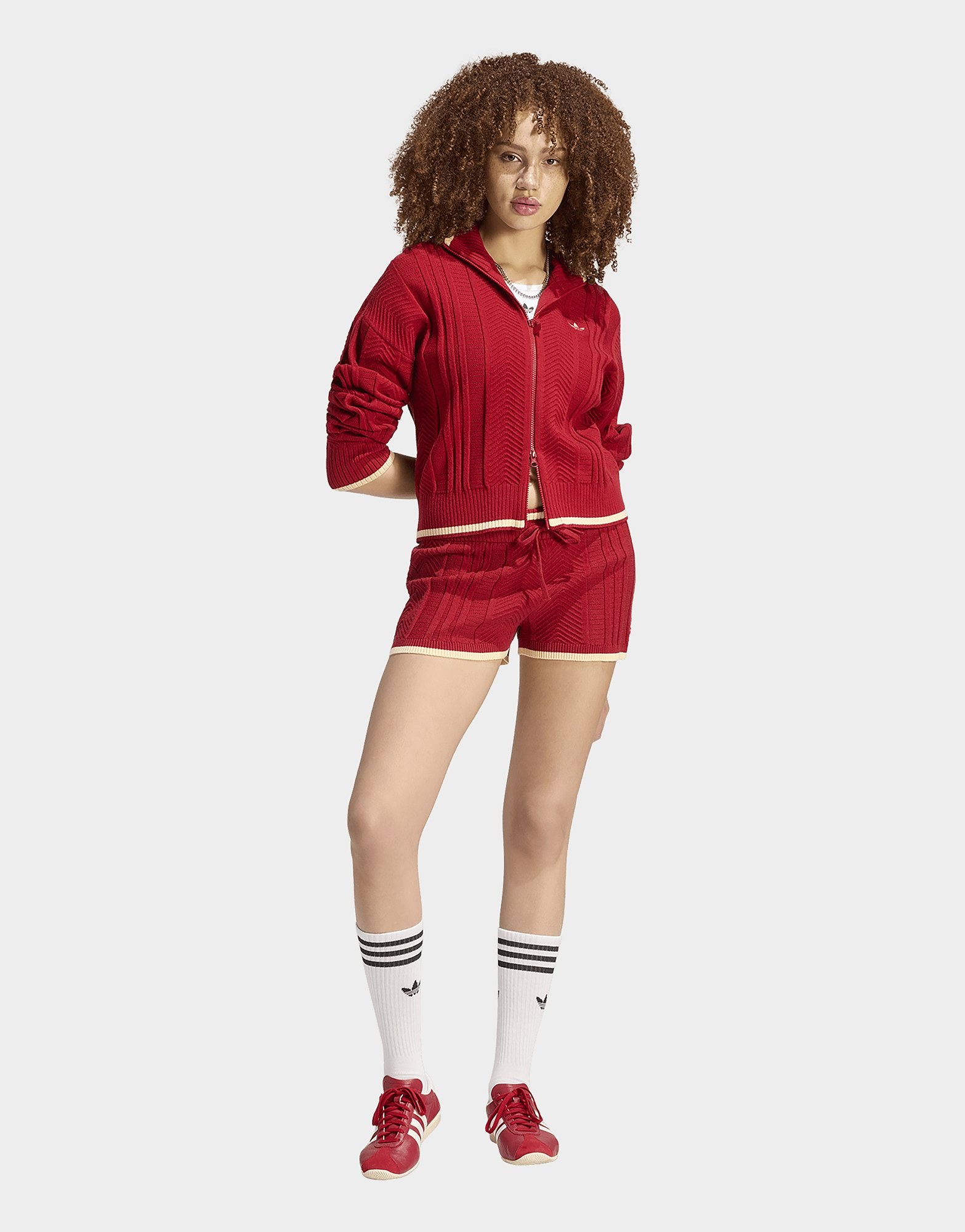 adidas Firebird Originals Jacke, Zopfmuster