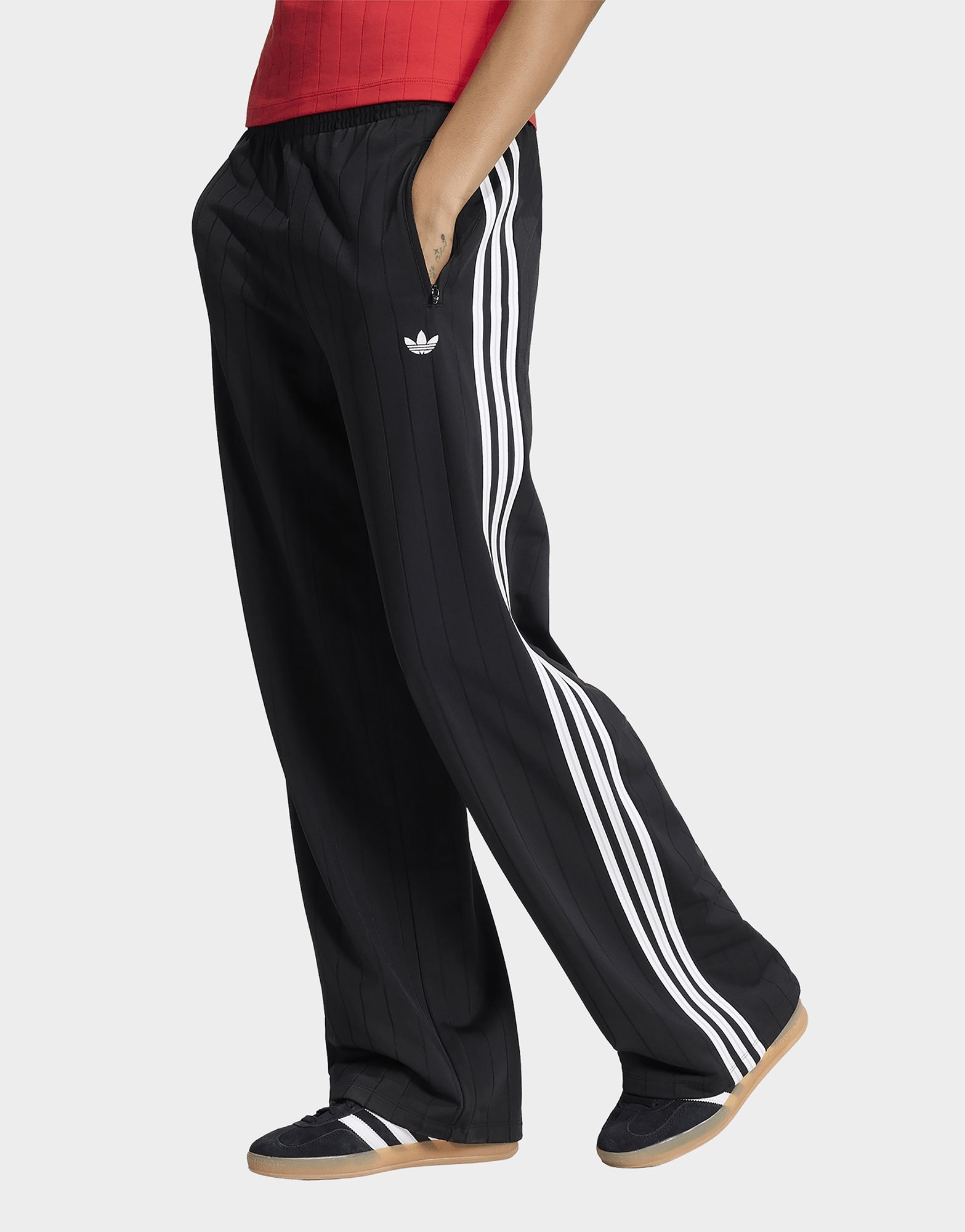 adidas Originals Firebird Trainingshose, Nadelstreifen, Locker Geschnitten