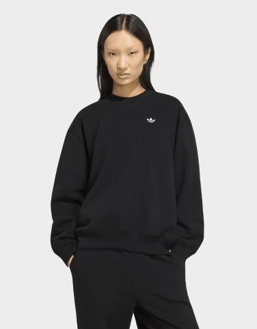 adidas Essentials Crew Long Fleece Os Sweatshirt