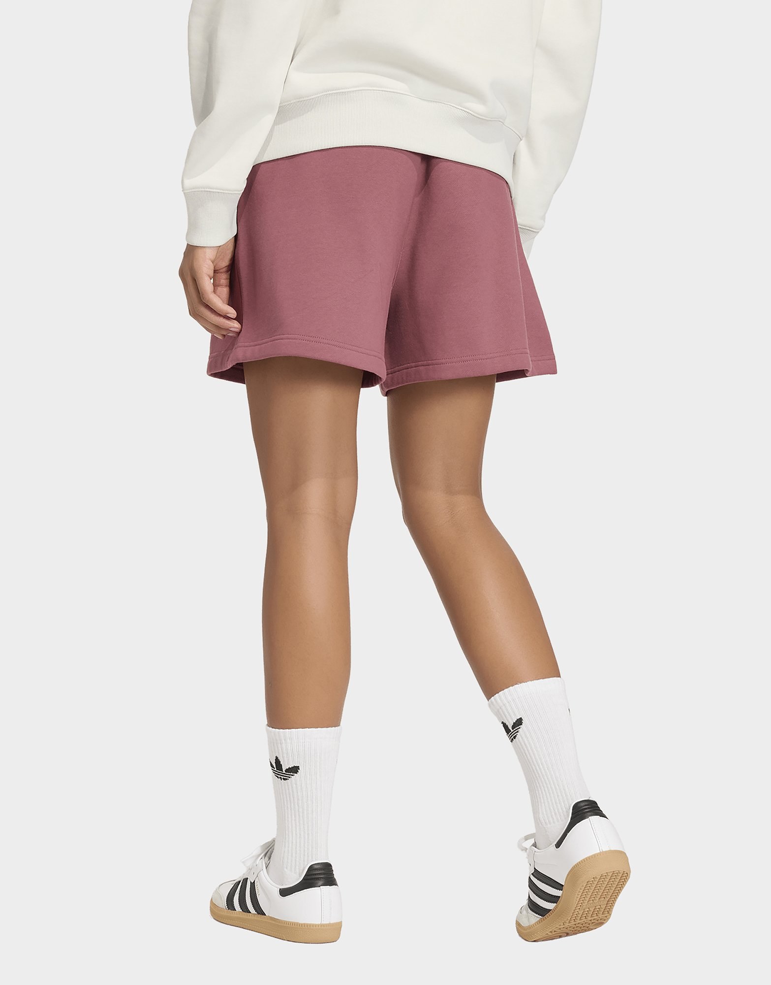 adidas ESSENTIALS FLEECE-SHORTS, LOCKER GESCHNITTEN