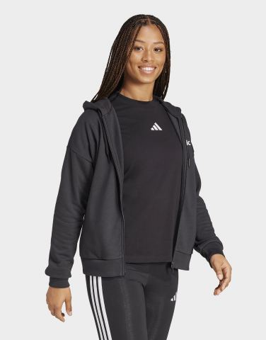 adidas Essentials Linear French Terry Kapuzenjacke