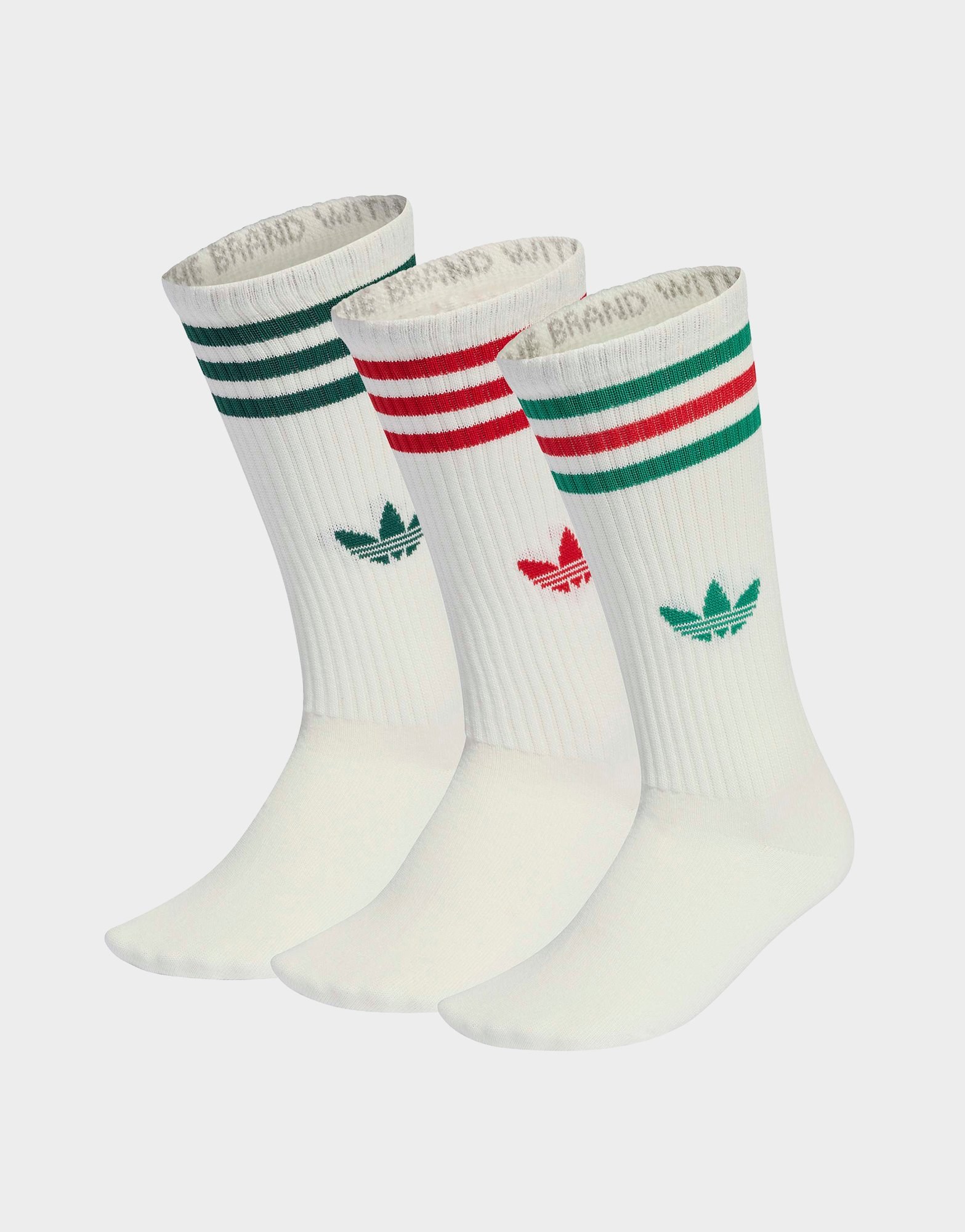 adidas 3-streifen High Crew Socken, 3 Paar