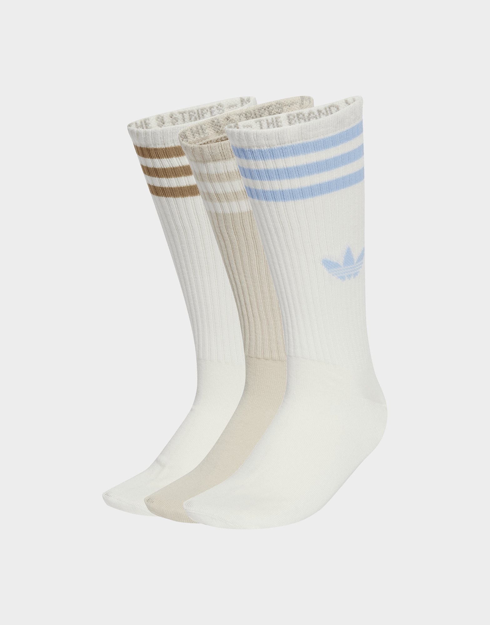 adidas 3-streifen High Crew Socken, 3 Paar