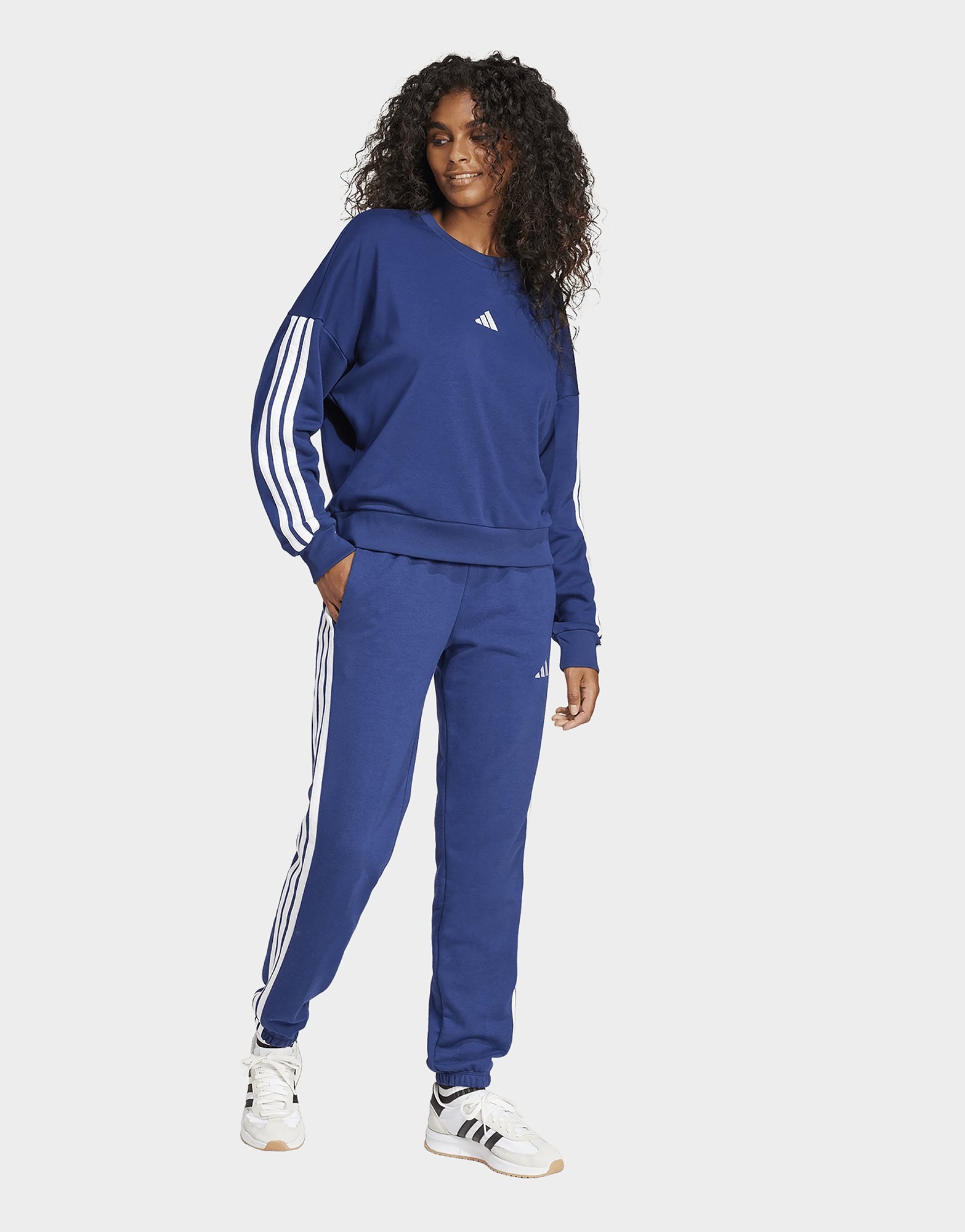 adidas Essentials 3-streifen French Terry Cuffed Hose