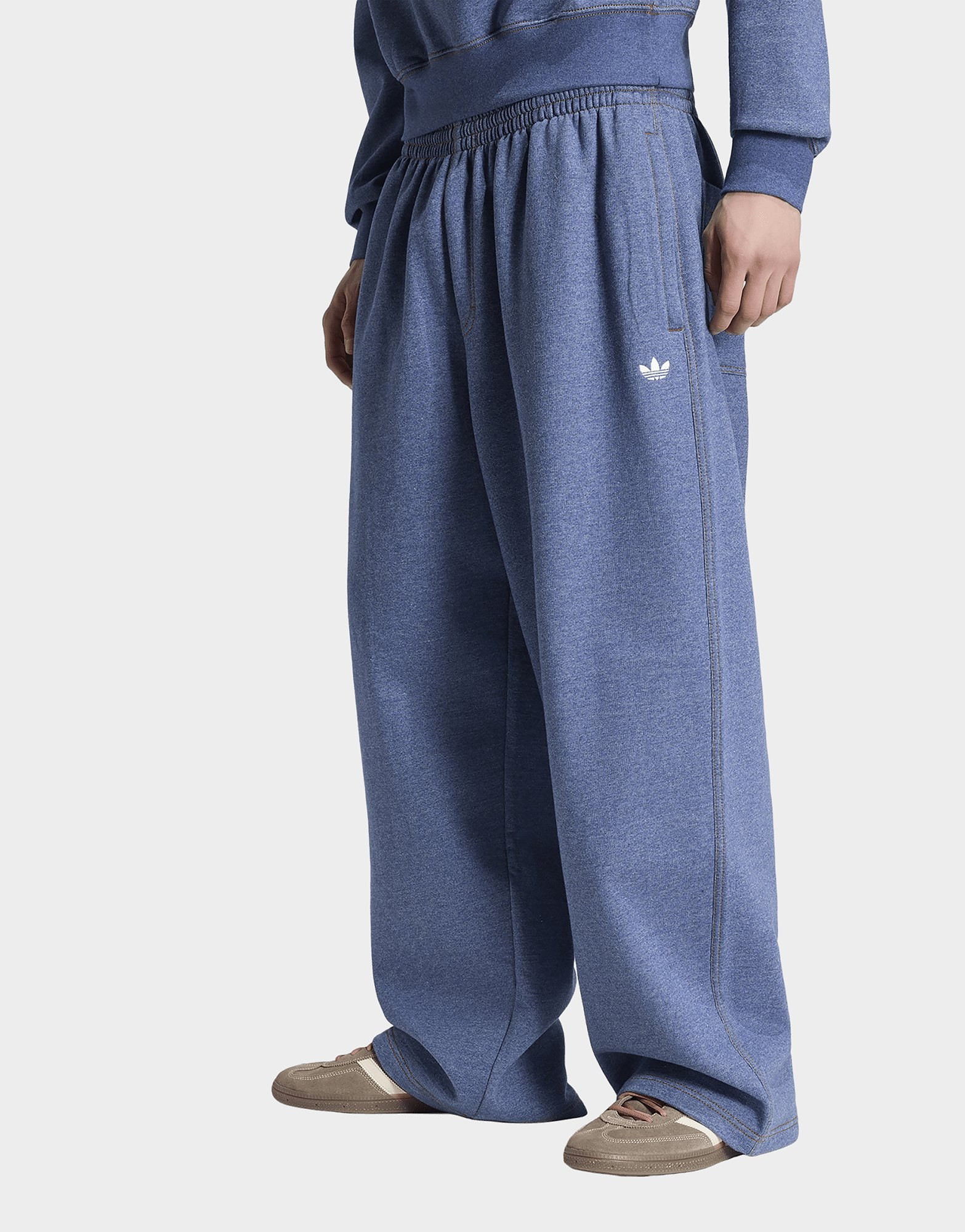 adidas Trefoil Essentials Baggy-hose, Meliert, Beinabschlüsse Ohne Saum