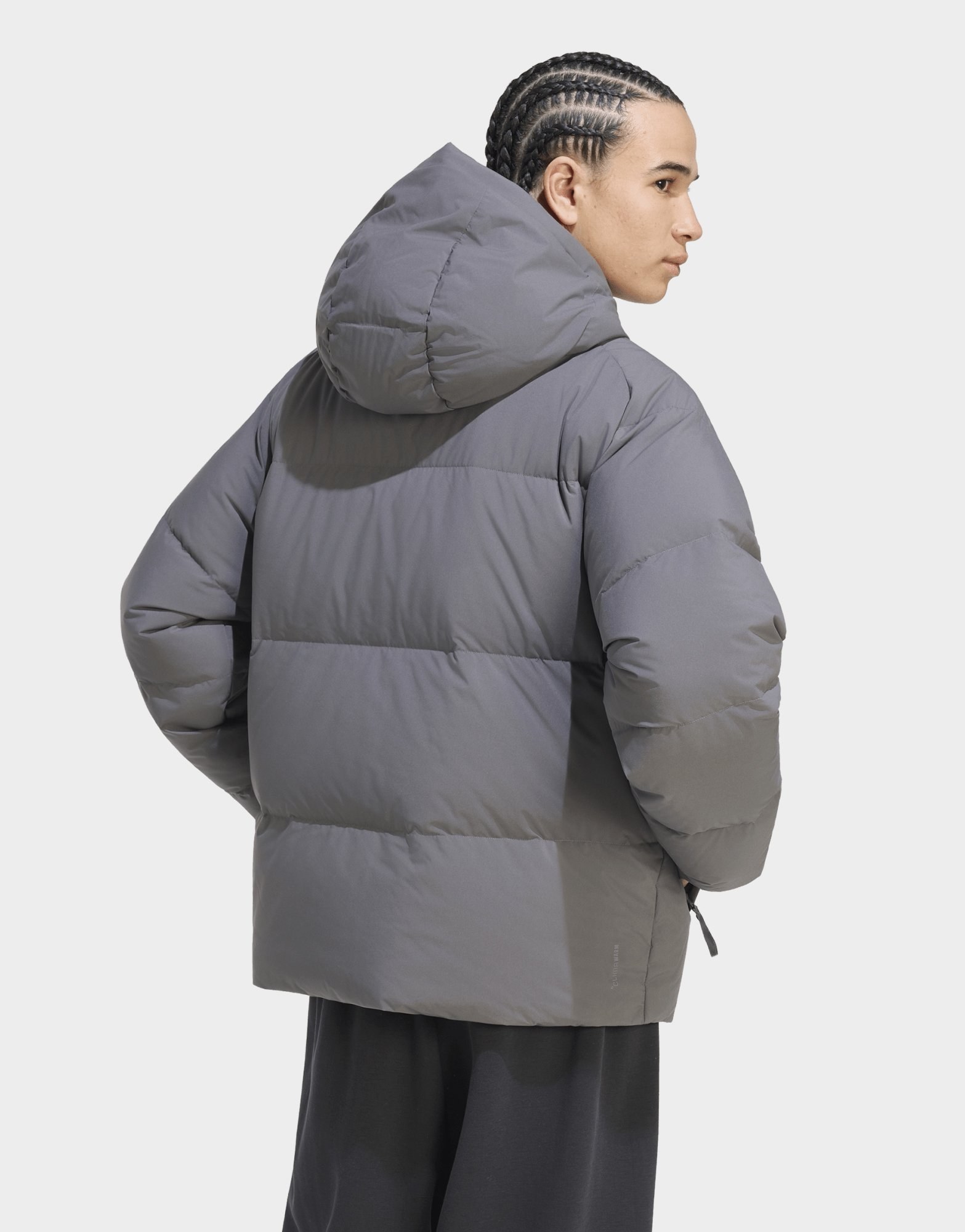 adidas Helionic Puffer Jacke Kapuze