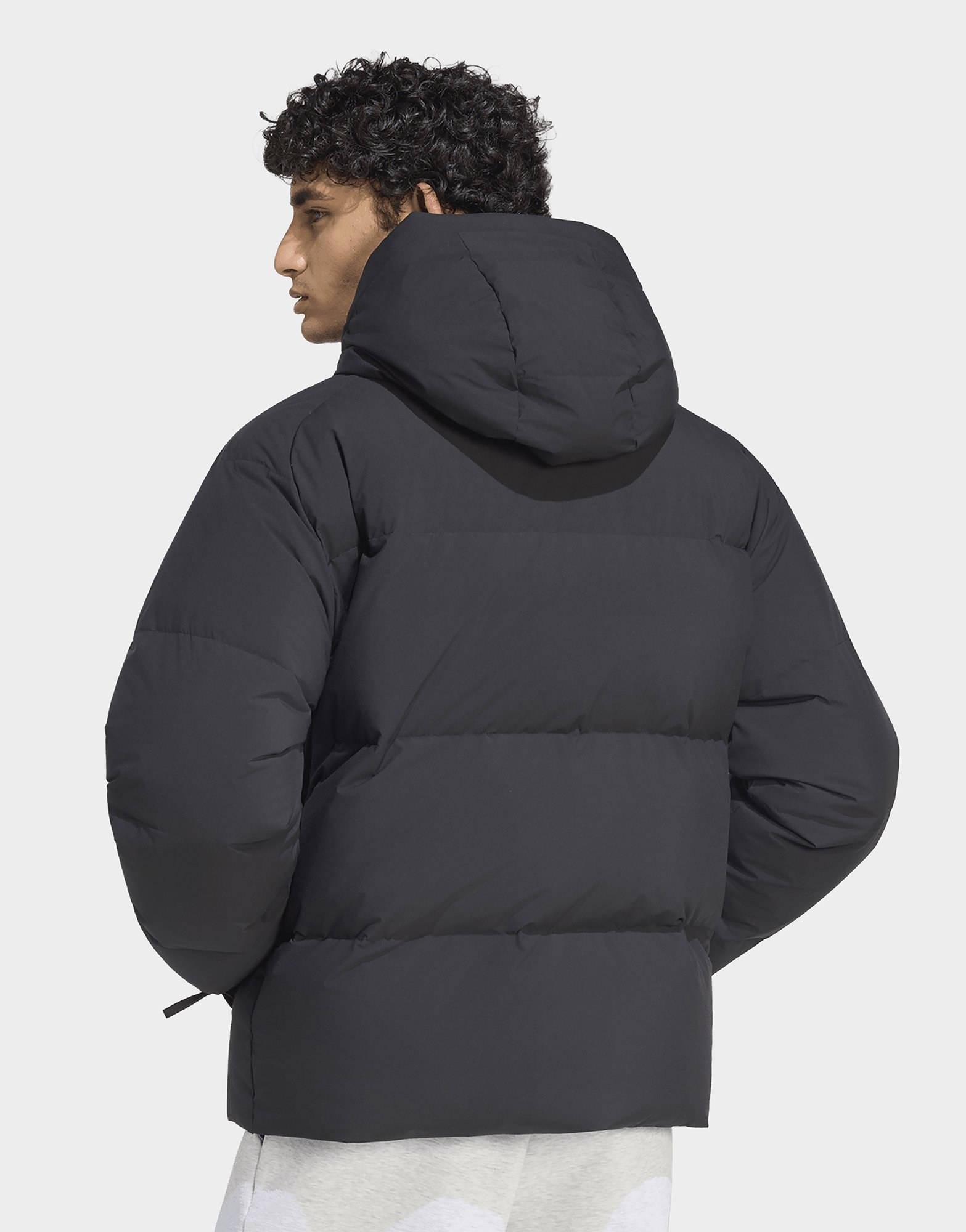 adidas Helionic Puffer Jacke Kapuze