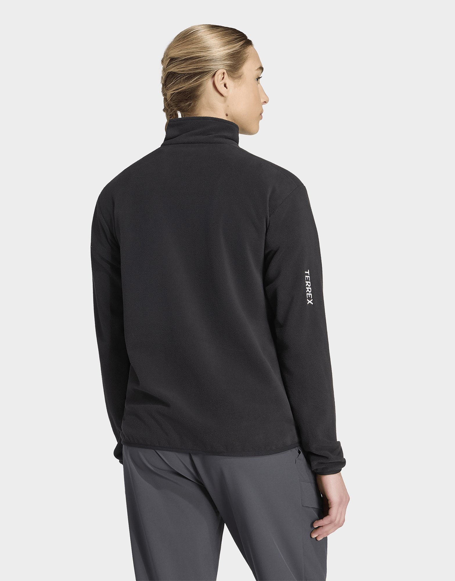 adidas Terrex Multi Essentials Fleecejacke, Reißverschluss Bis Zur Brust
